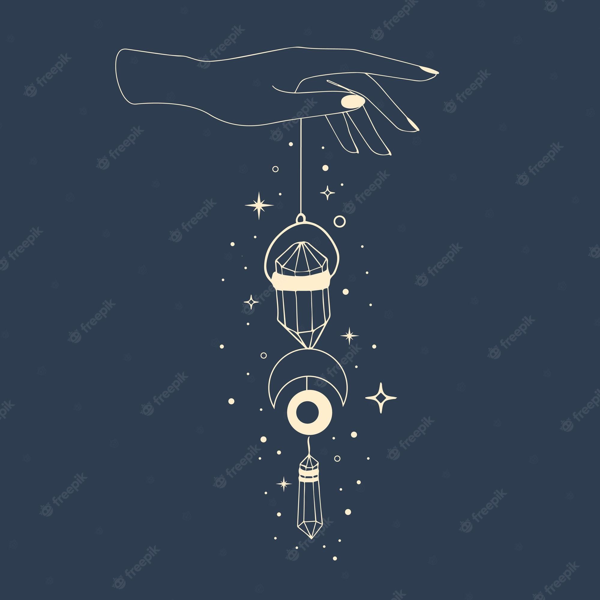 A hand holding an object with stars and planets png - Spiritual