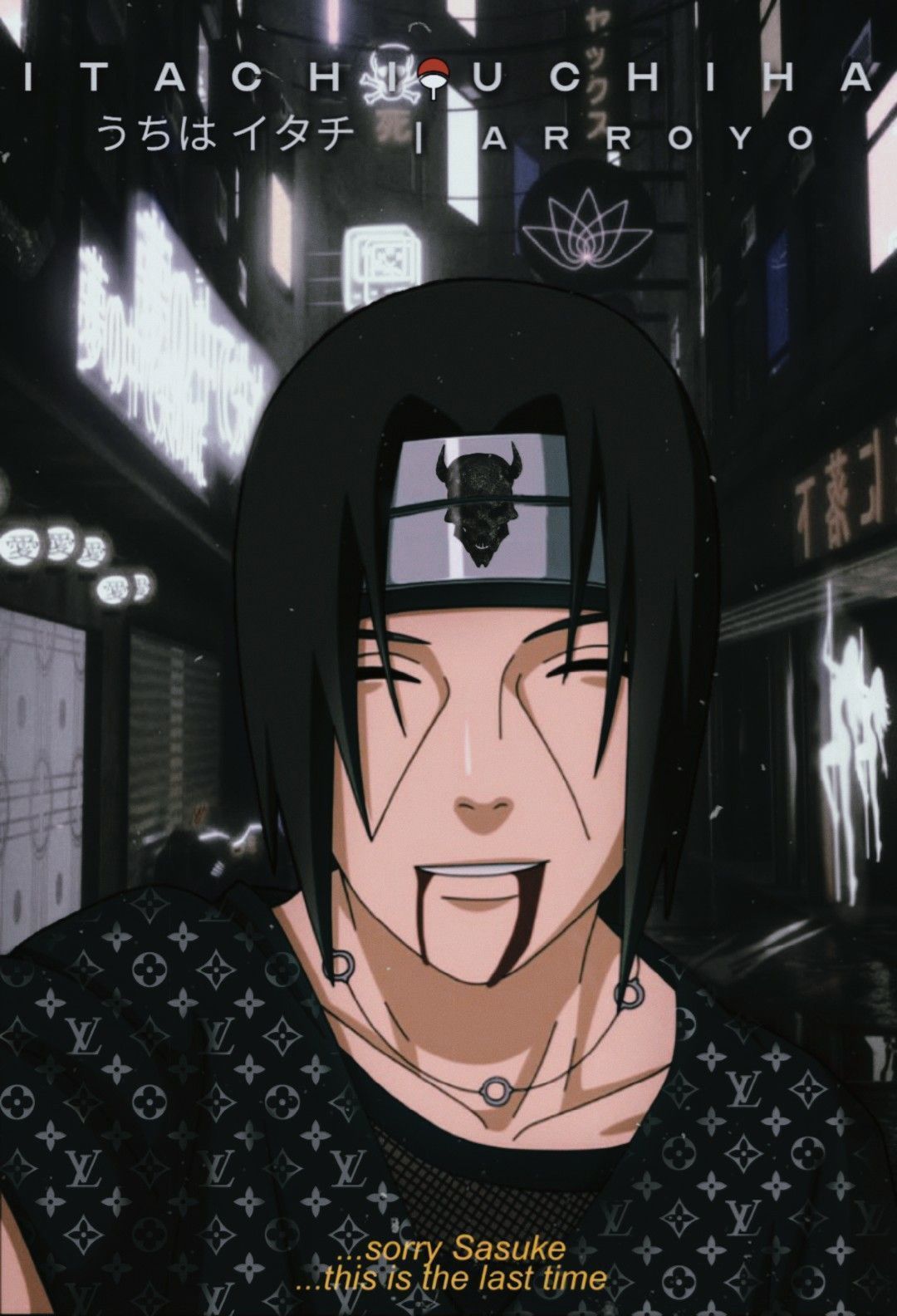 A man with black hair and an eye patch - Itachi Uchiha