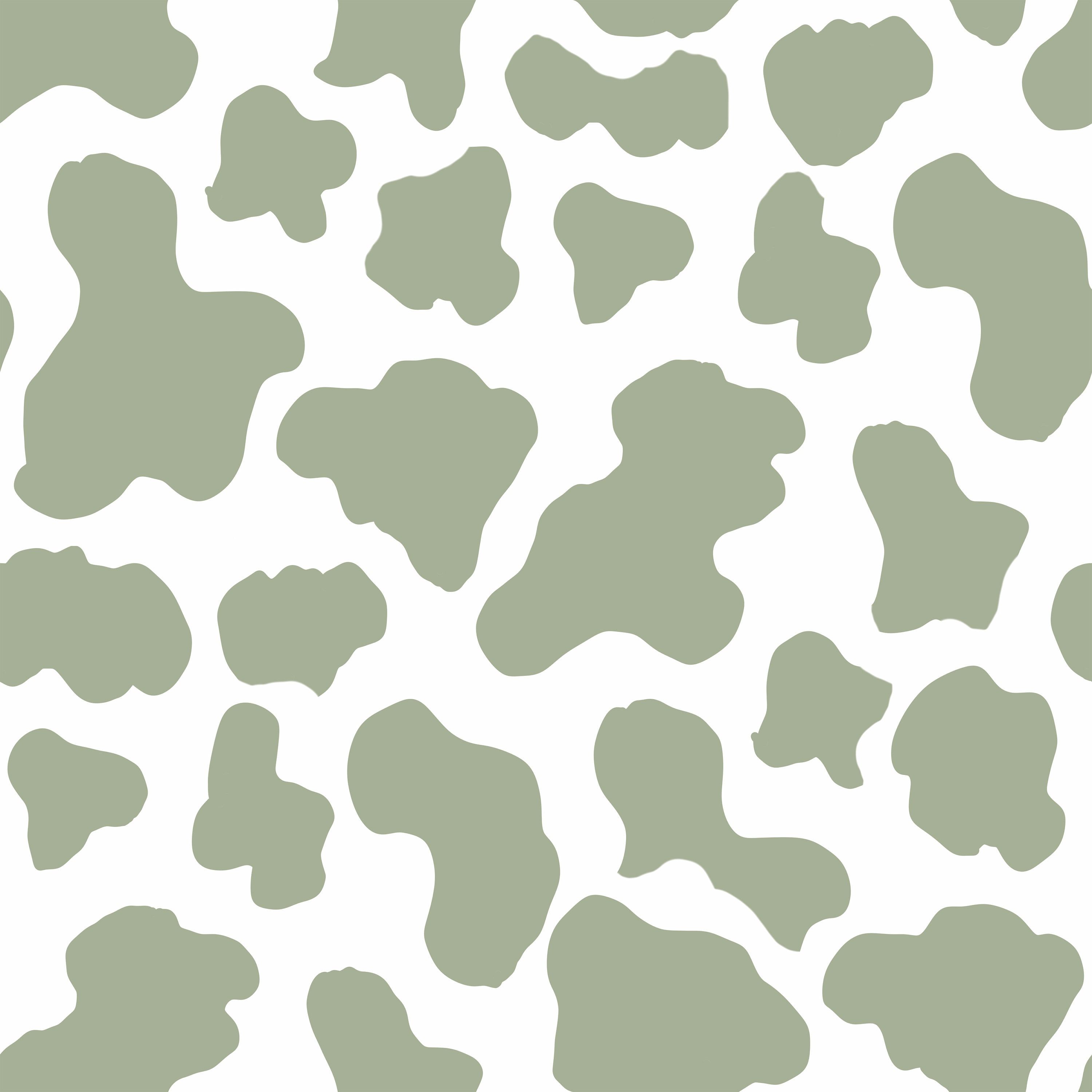 A pattern of green and white spots - Green