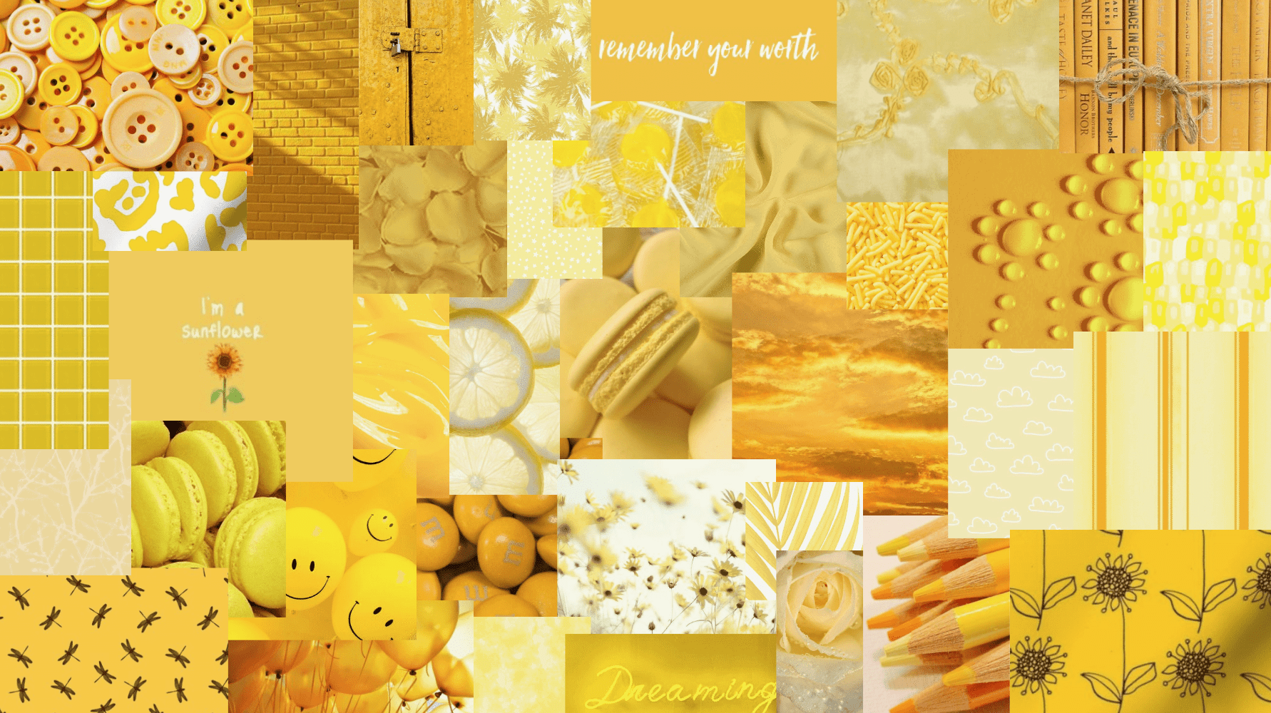 Free download Aesthetic Wallpaper Yellow