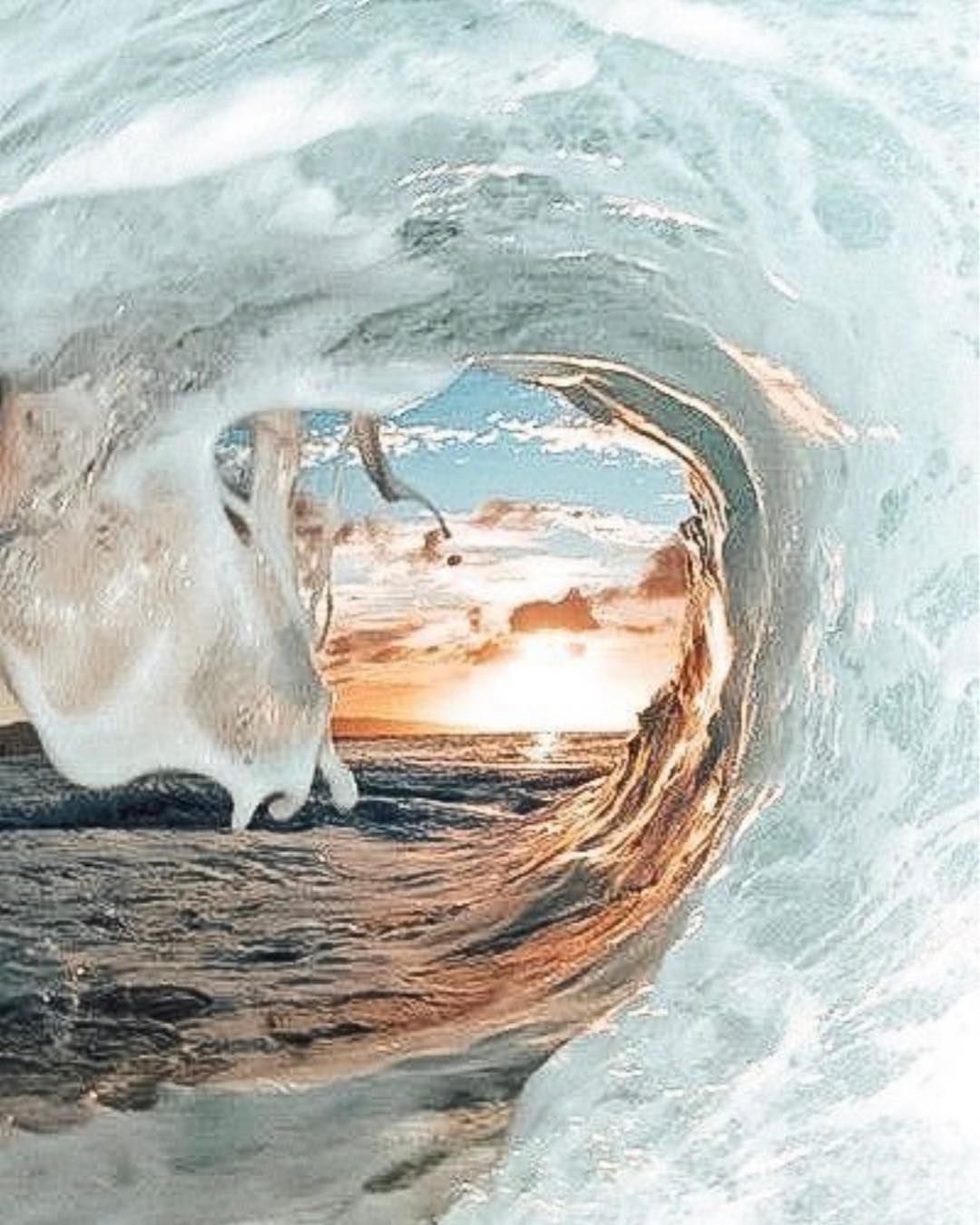 The inside of a wave - Beach, summer, wave
