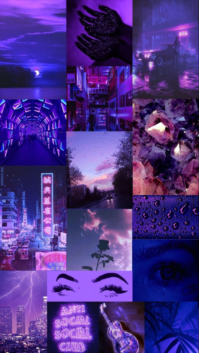 Aesthetic wallpaper for phone and desktop. - Purple, dark purple