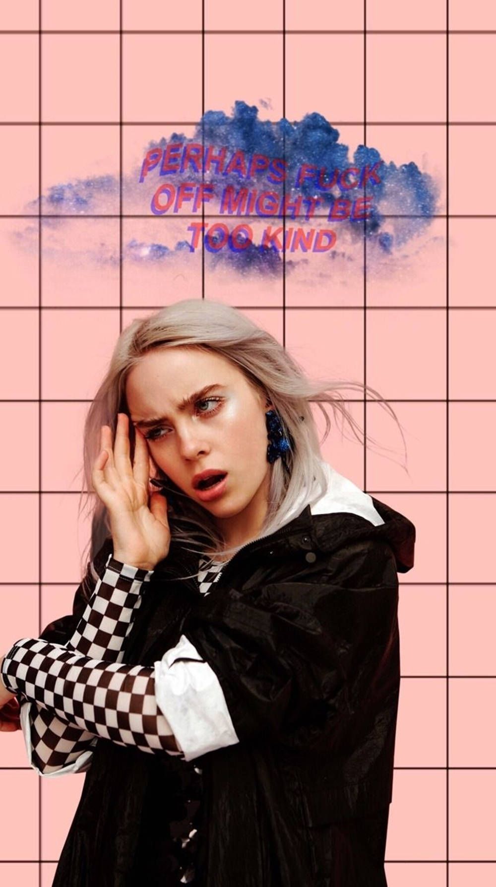 Billie Eilish iPhone Wallpaper with high-resolution 1080x1920 pixel. You can use this wallpaper for your iPhone 5, 6, 7, 8, X, XS, XR backgrounds, Mobile Screensaver, or iPad Lock Screen - Billie Eilish