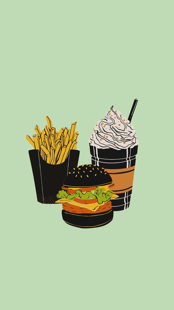 wallpaper #food #instagram #fries #starbucks #aesthetic. Instagram prints, Cute wallpaper, Instagram logo