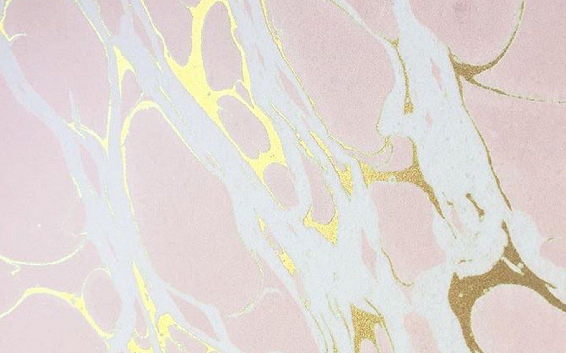 A pink and gold marble background - Marble