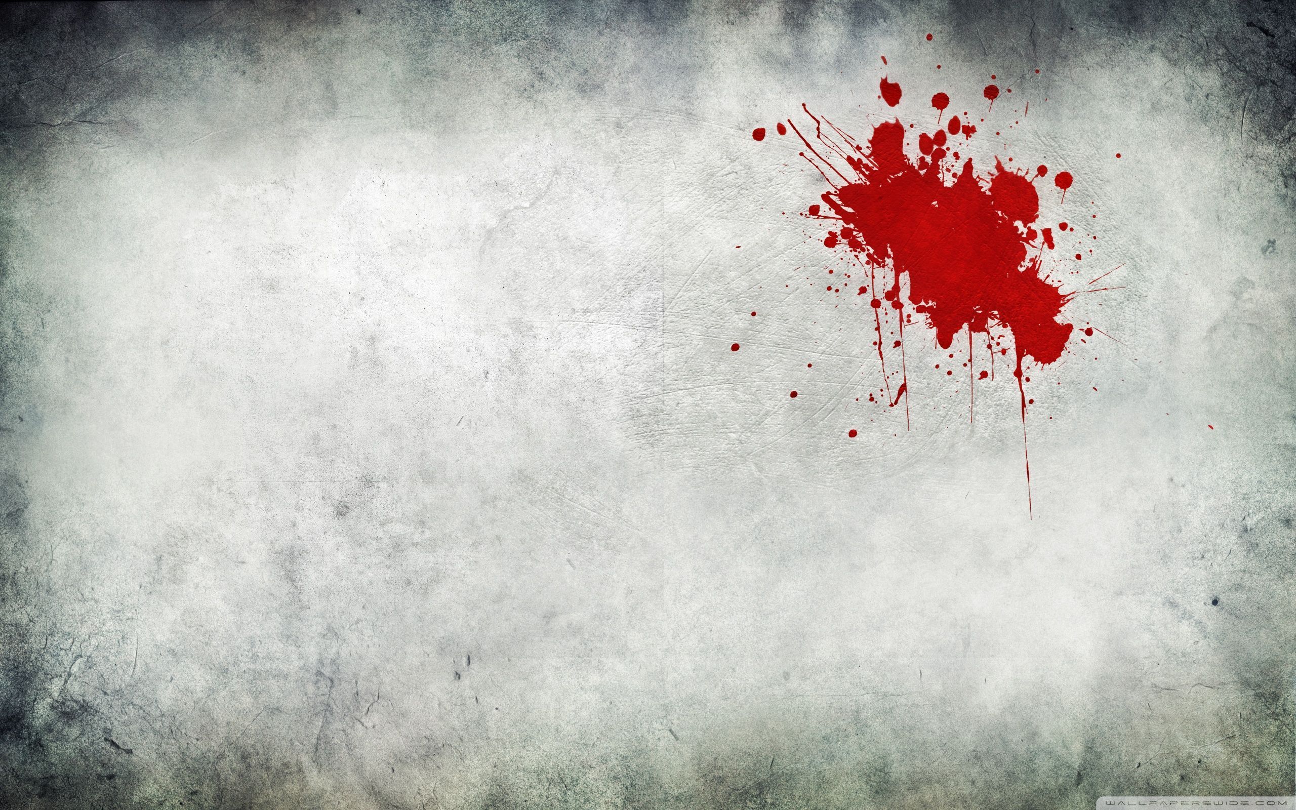 Blood on the wall wallpaper - Blood
