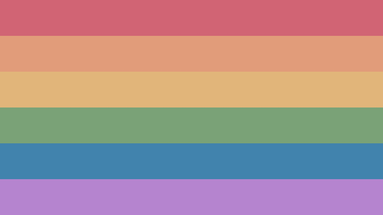 The rainbow flag is a symbol of gay pride - Gay