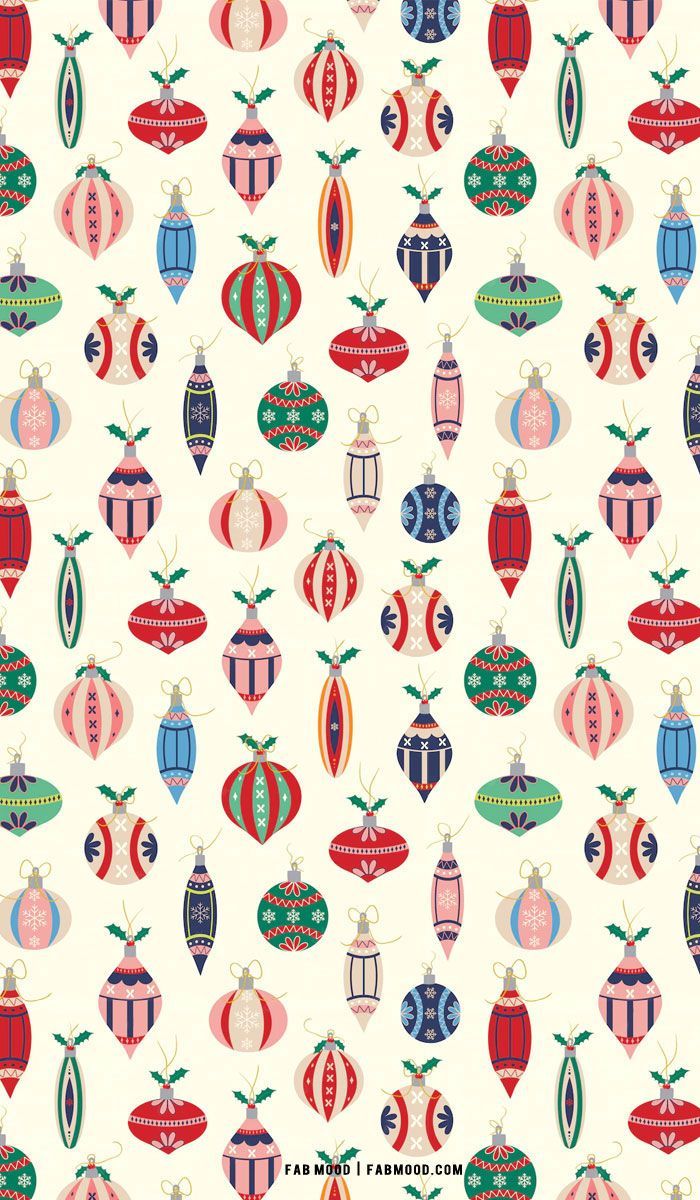 Christmas Aesthetic Wallpaper : Pretty Baubles