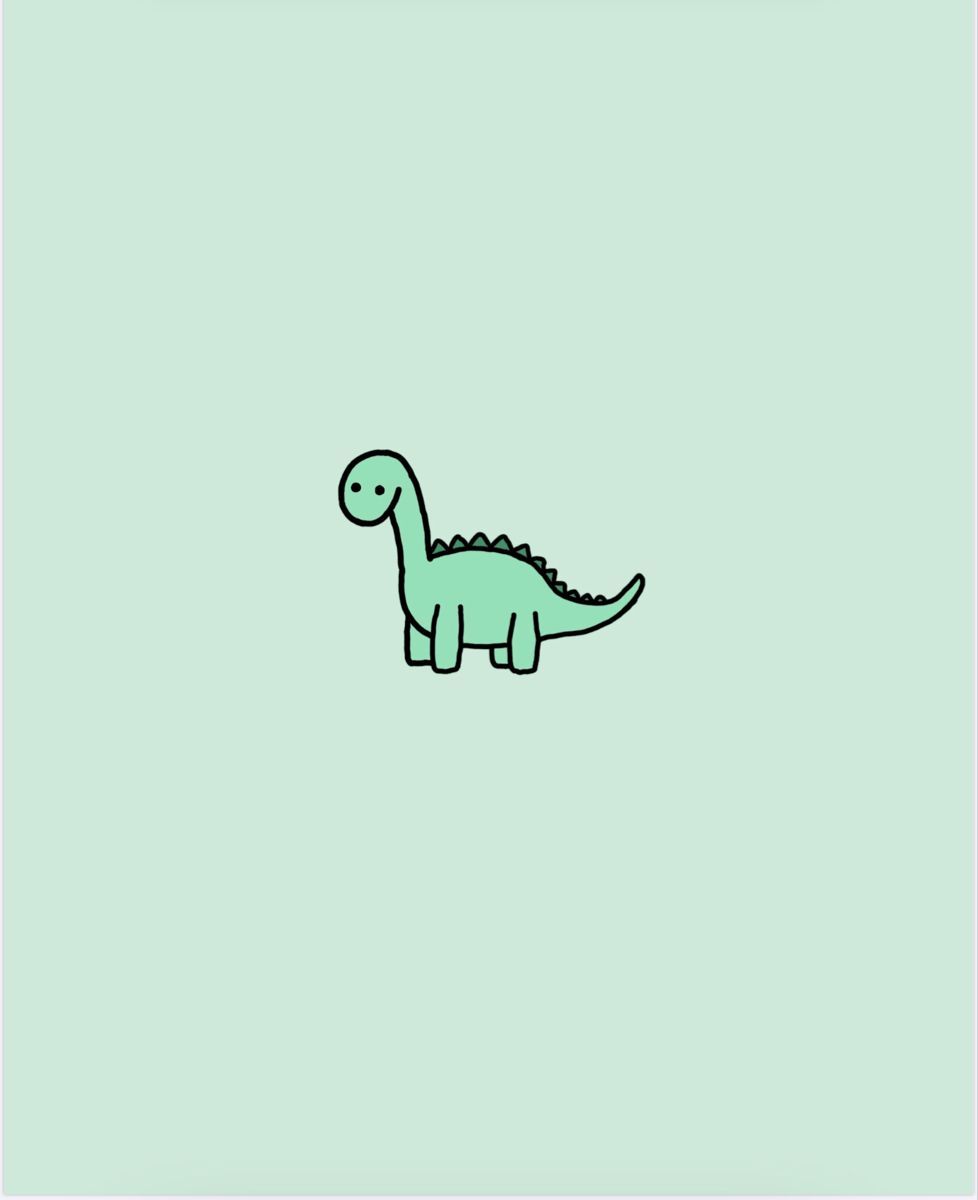 Green dinosaur. Cute patterns wallpaper, Dinosaur wallpaper, Cute cartoon wallpaper