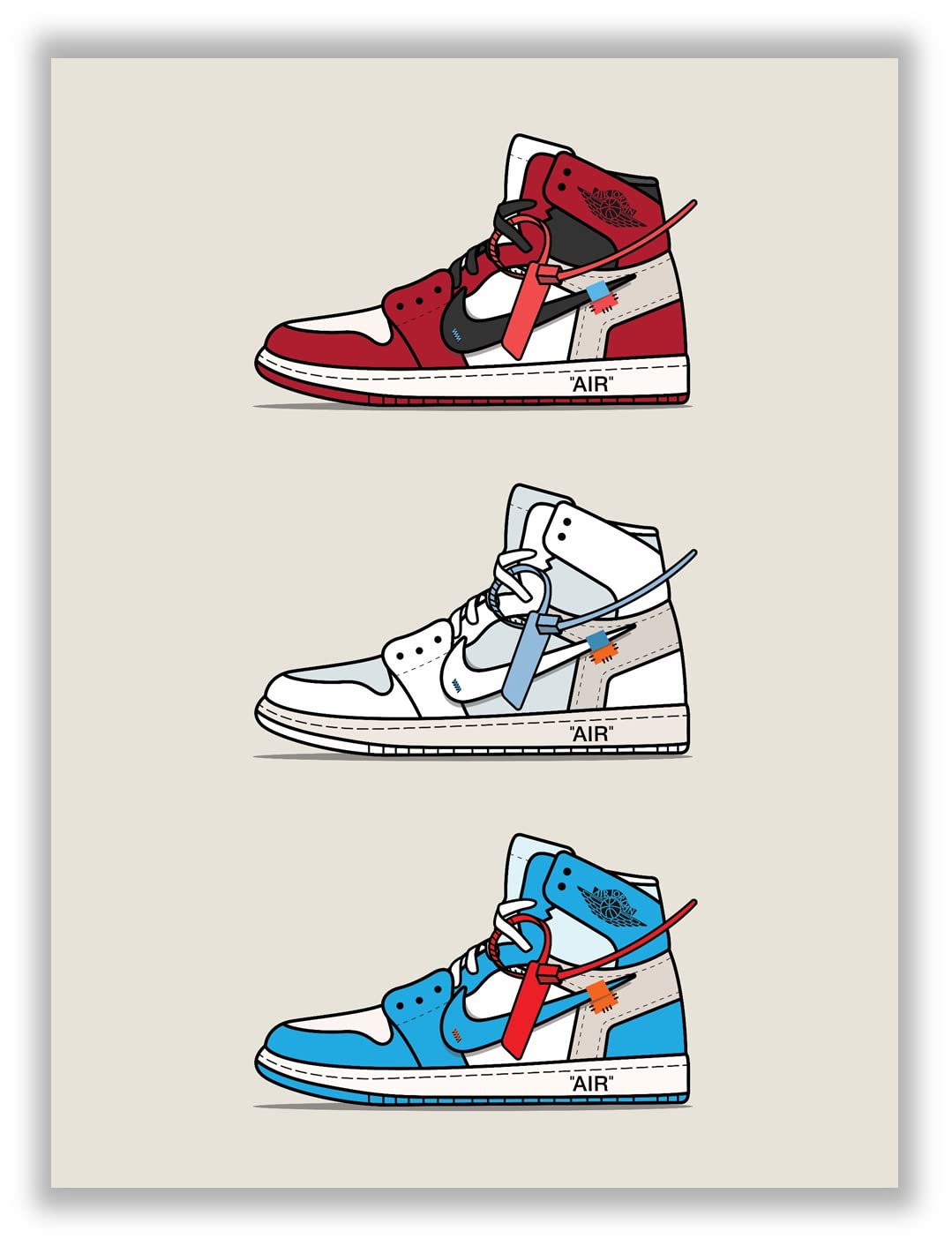 Hypebeast Air Jordan Sneakers Poster