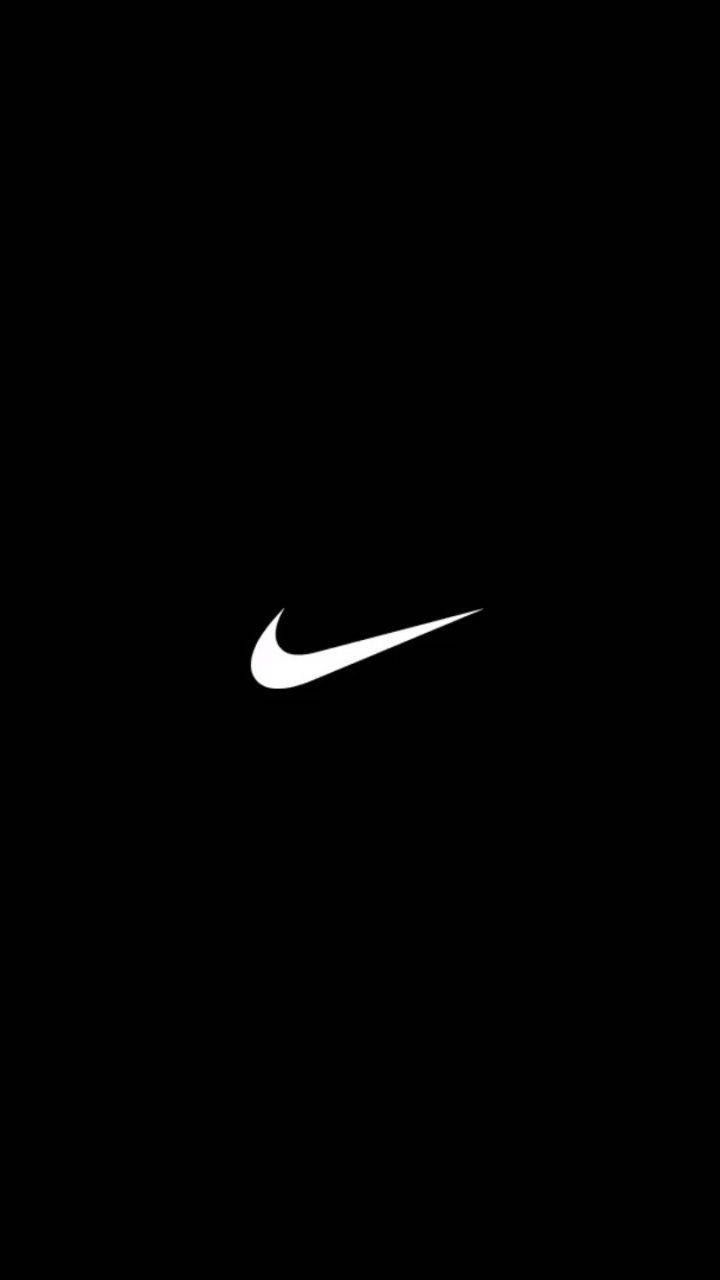 Nike wallpaper for iPhone. Nike, just do it, black background - Nike