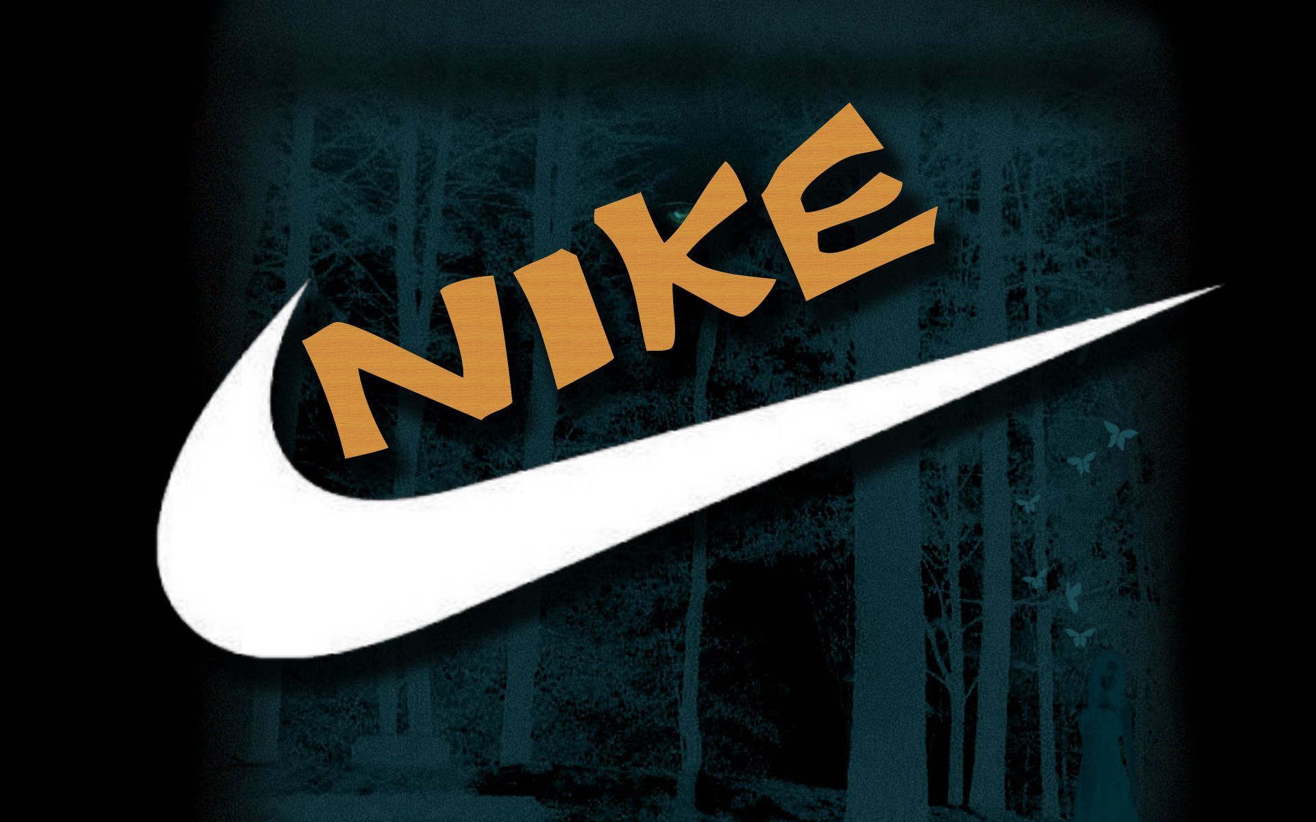 A nike logo with the words, 'nikee' - Nike