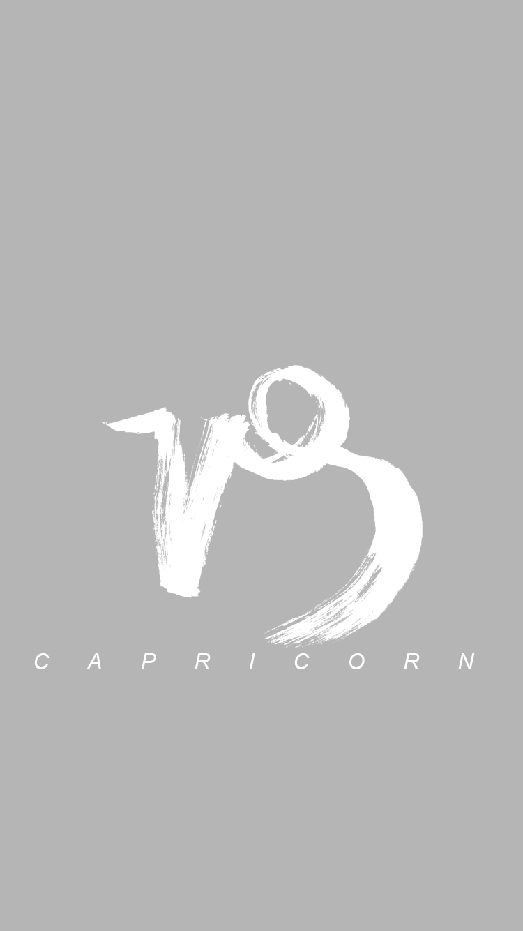 V logo with the title 'logo for a new astrology app' - Capricorn