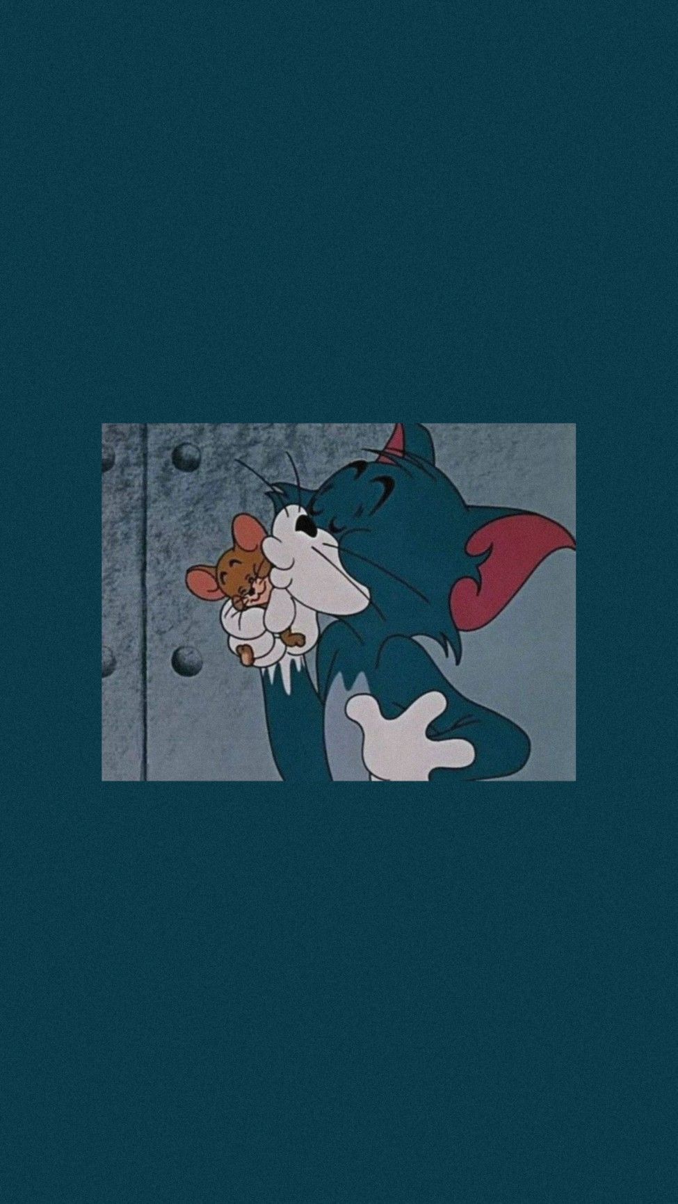 A cartoon cat with its mouth open - Tom and Jerry
