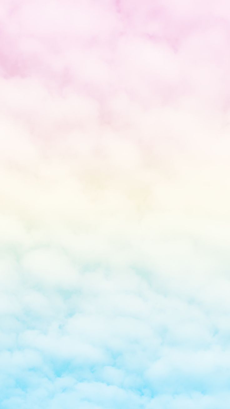 Pastel colored background with clouds. - Pastel
