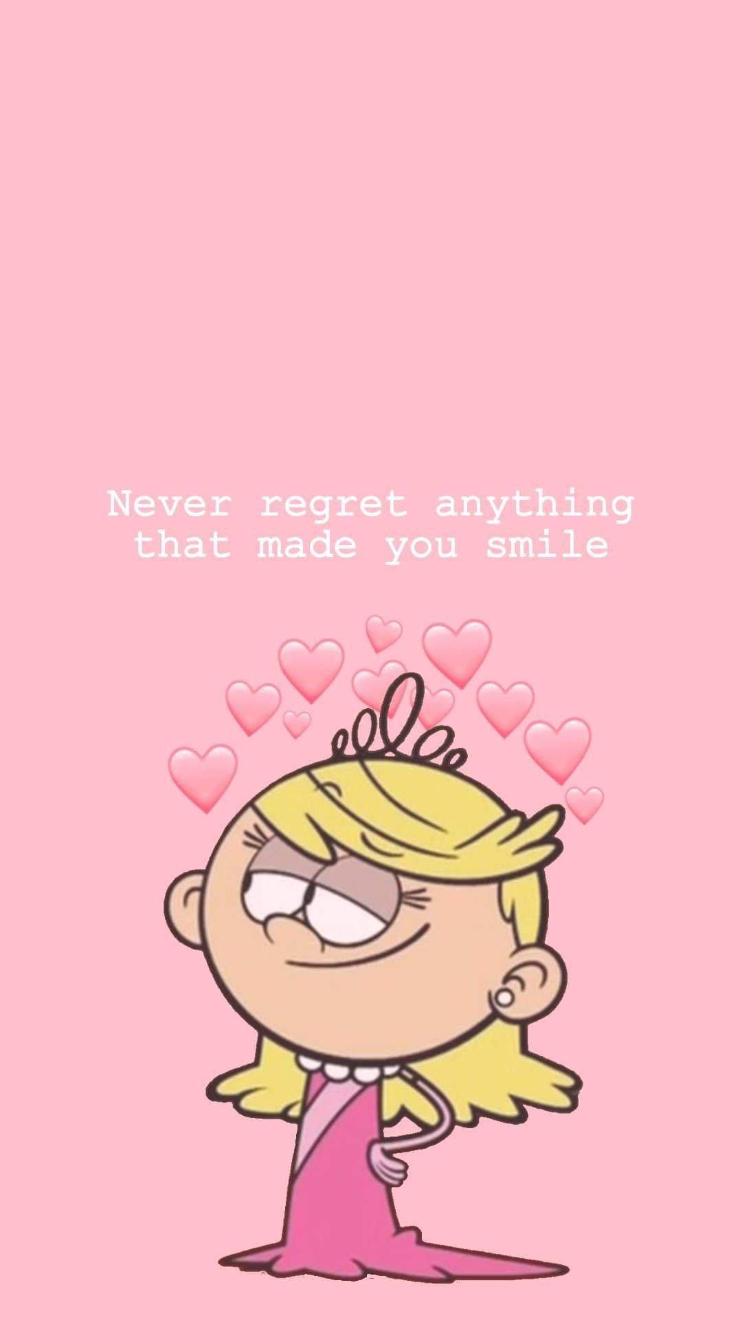Never regret anything that made you smile  - Smile