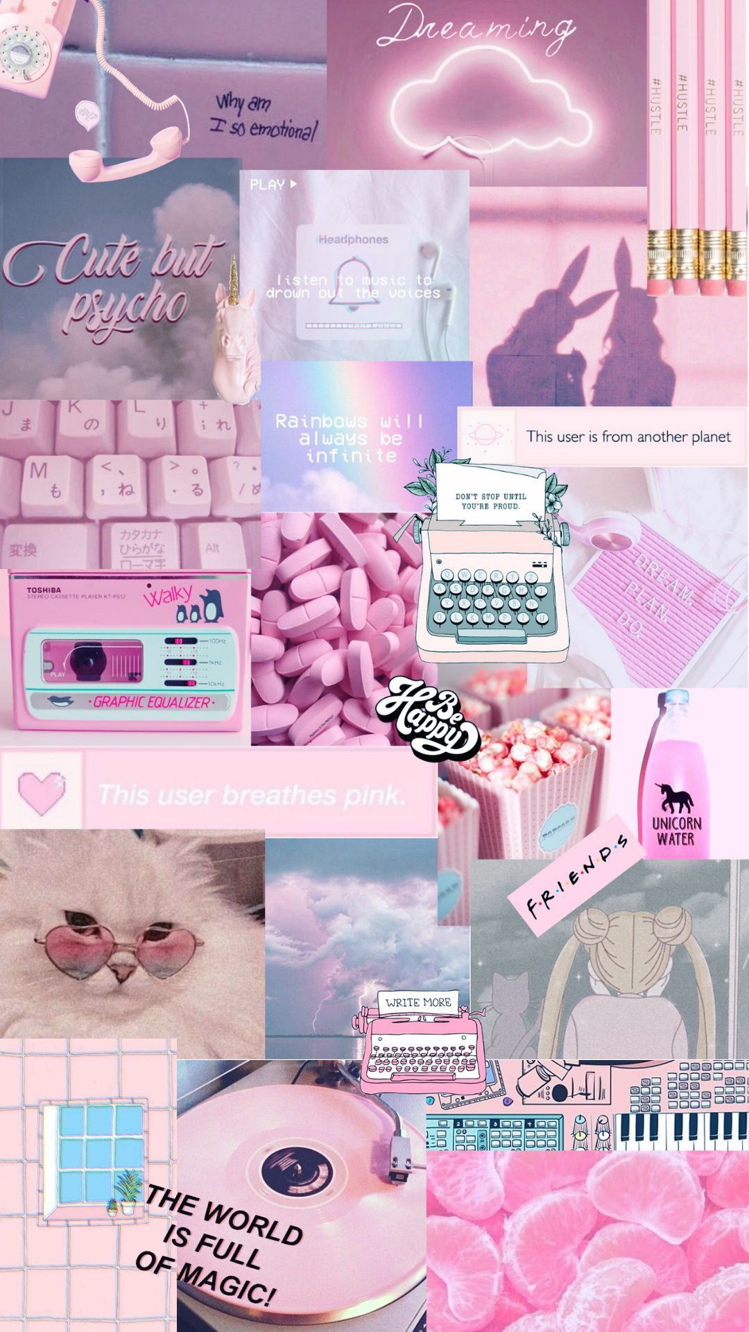 Pink aesthetic background for phone and desktop - Cute pink