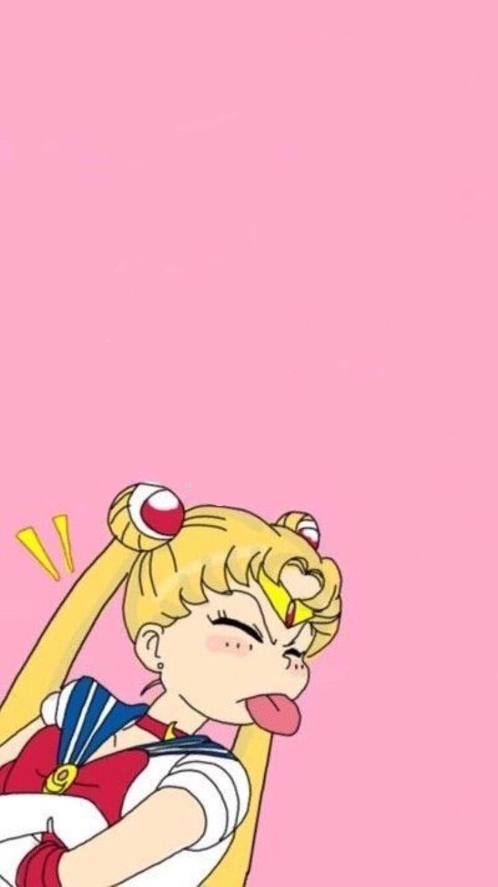 Sailor moon sticking out her tongue - Sailor Moon