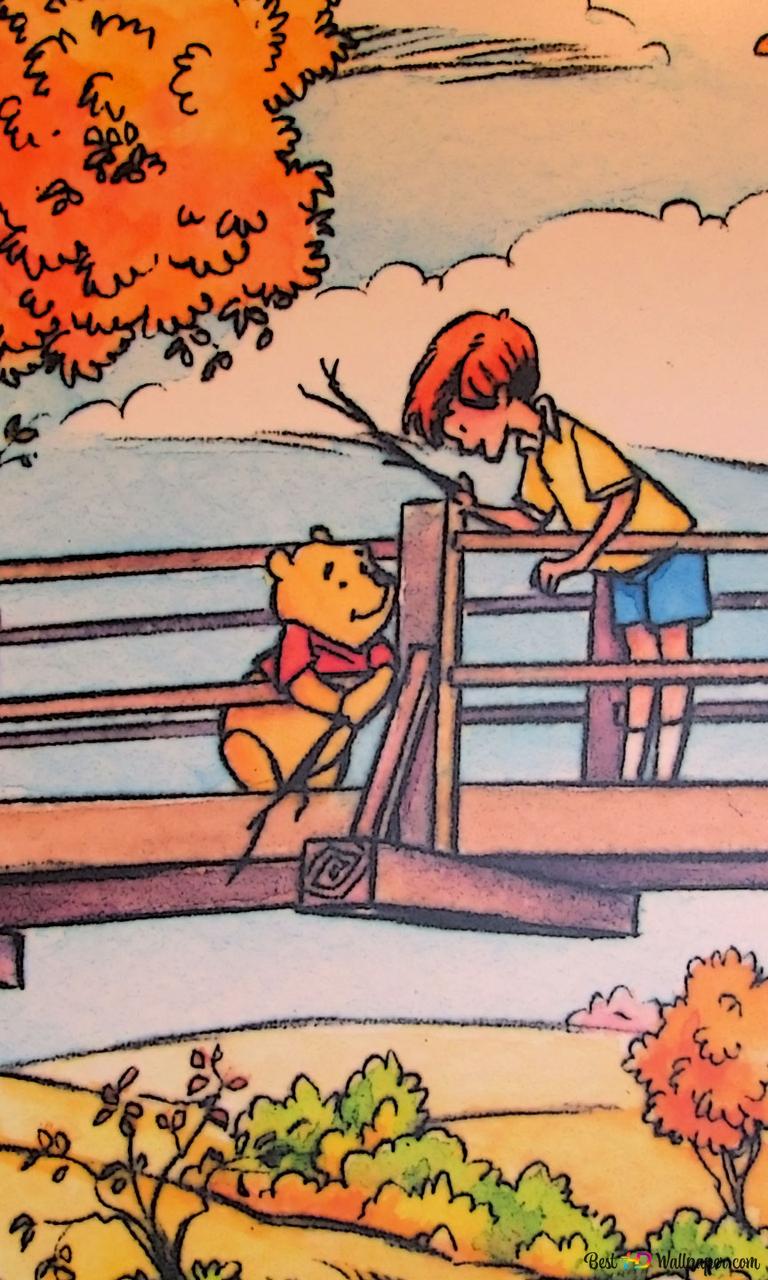 A cartoon of winnie the pooh and his friend - Winnie the Pooh