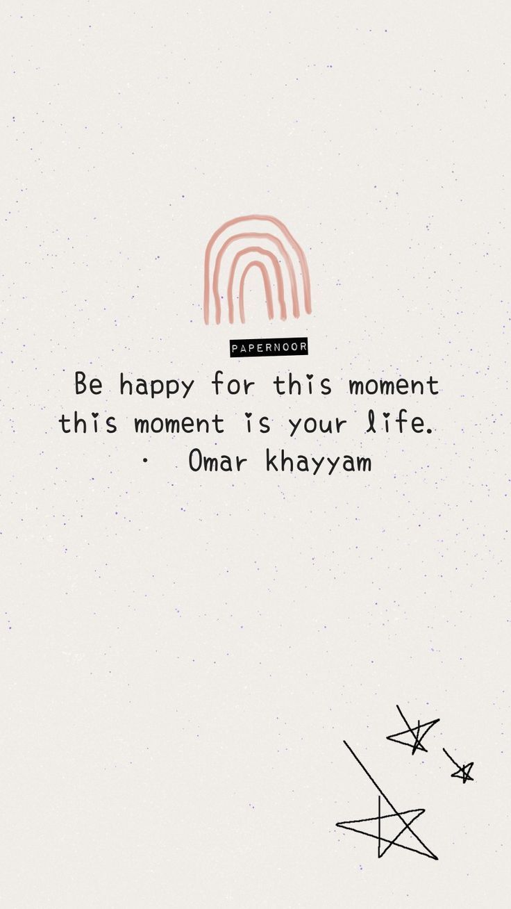 Be happy for this moment because it is your life - Profile picture