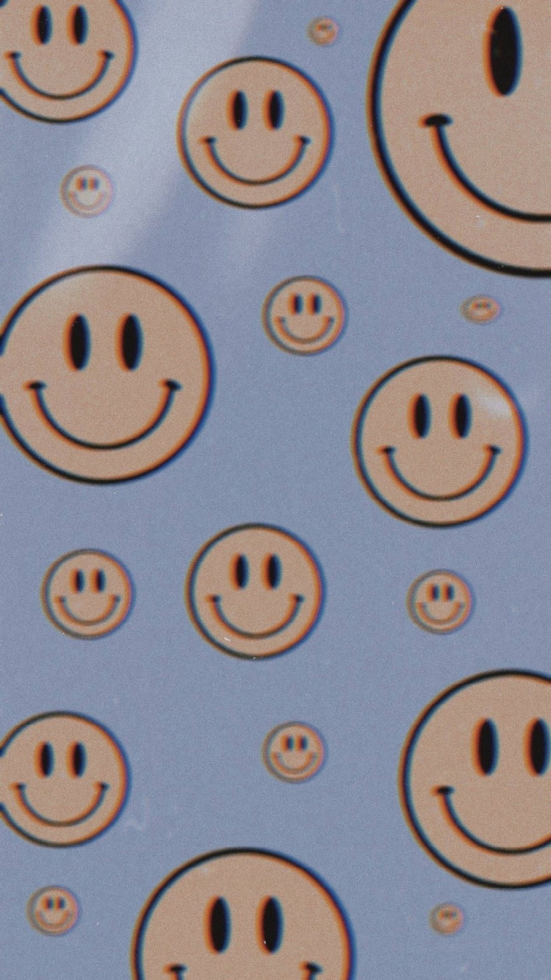 A picture of many smiley faces on the screen - Profile picture, smile, Smiley