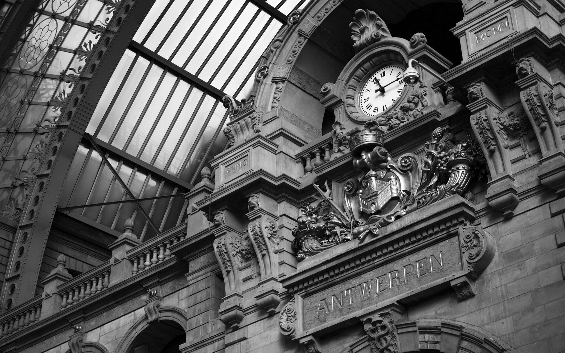 A clock on the side of an old building - Architecture