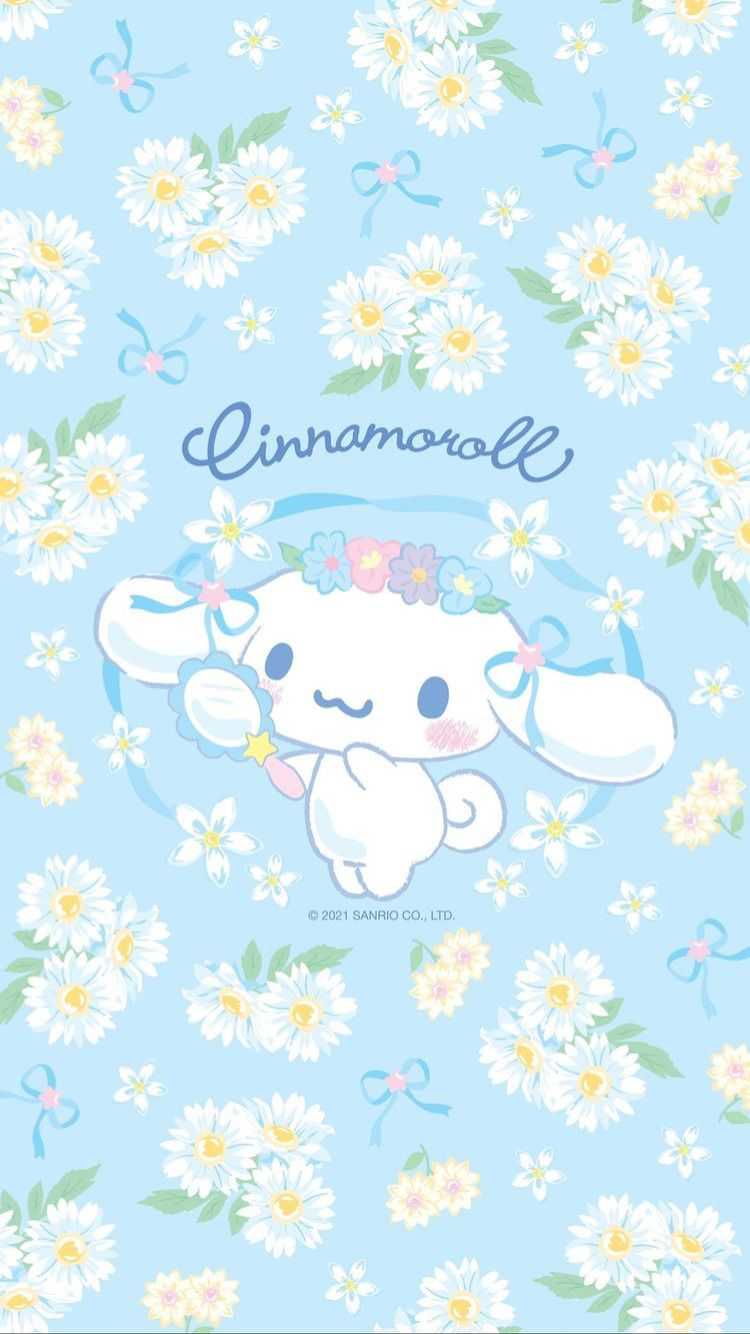 Cinnamoroll wallpaper for mobile devices, designed by Sanrio. - Cinnamoroll, Sanrio