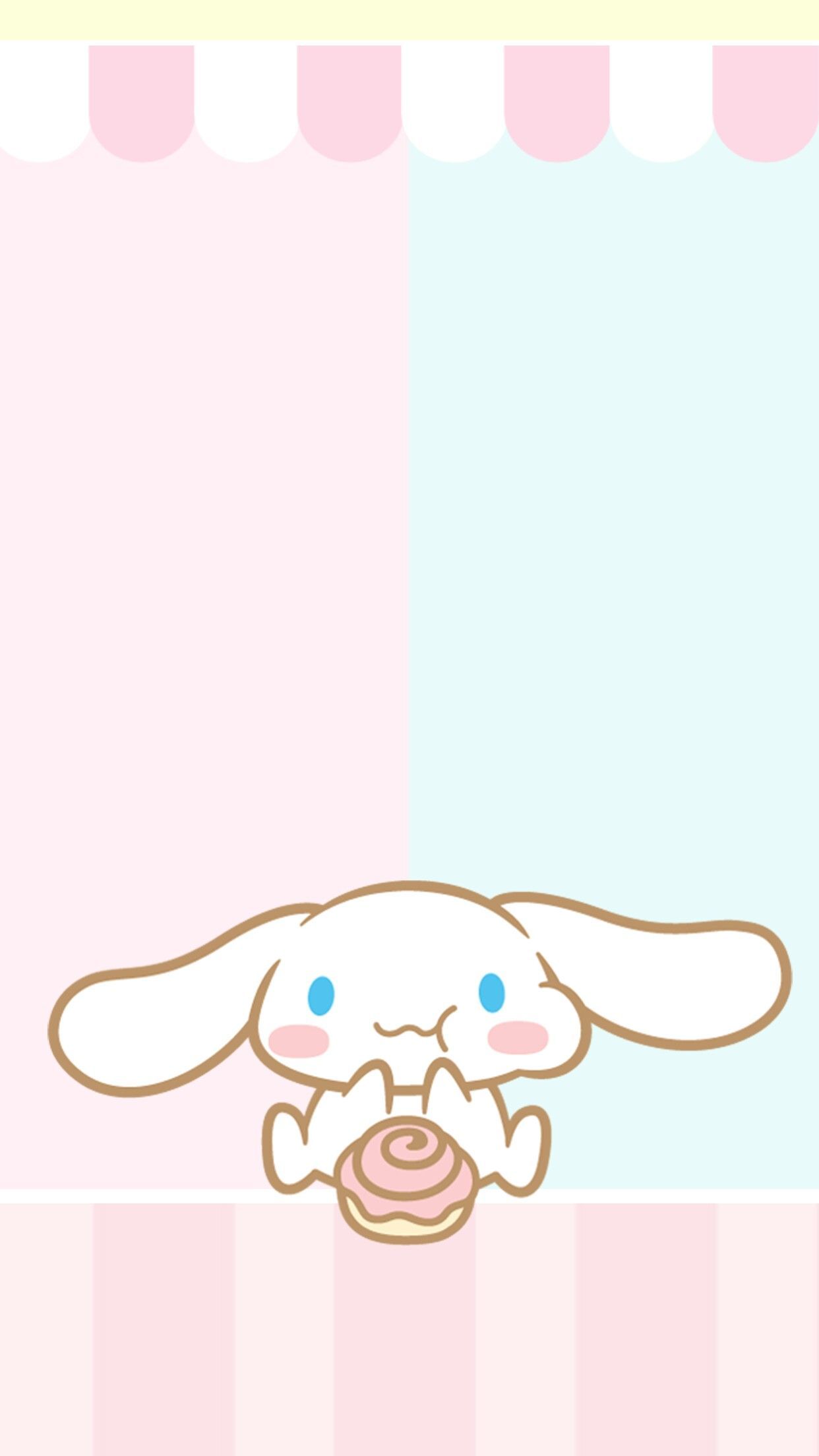 A cute bunny sitting on top of some cupcakes - Cinnamoroll, Sanrio