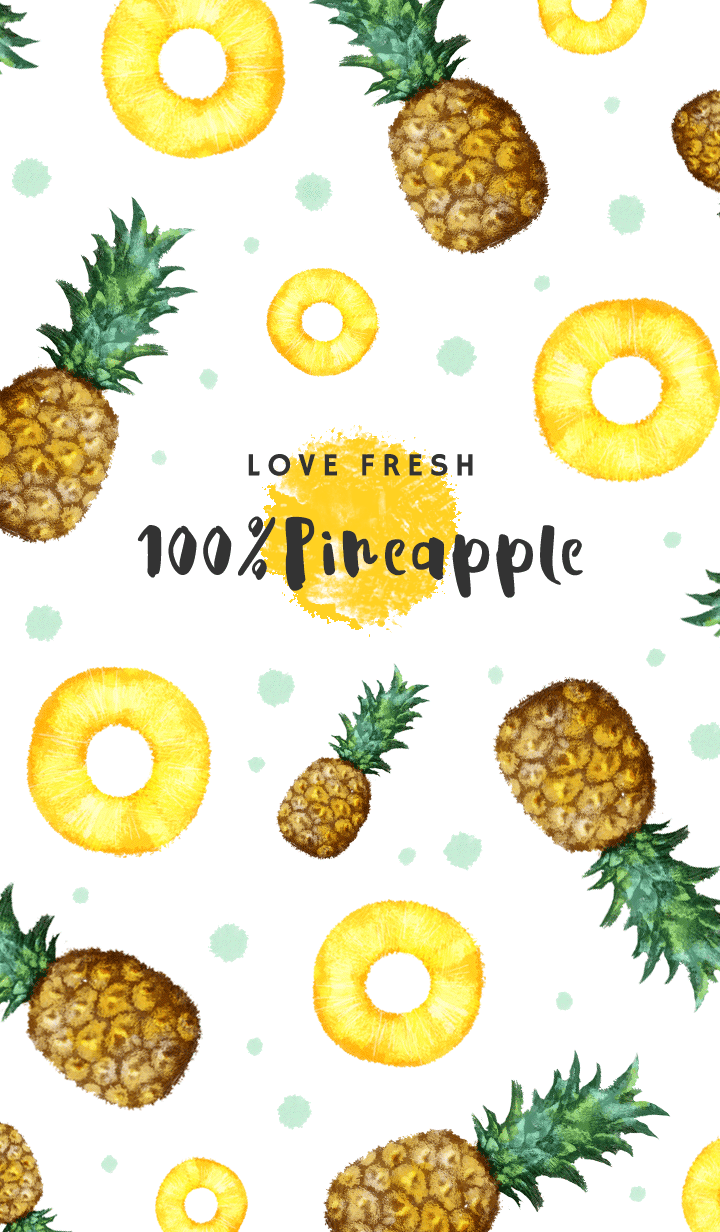 Let's fill your theme with pineapple. Pineapple wallpaper, Pineapple, Summer wallpaper