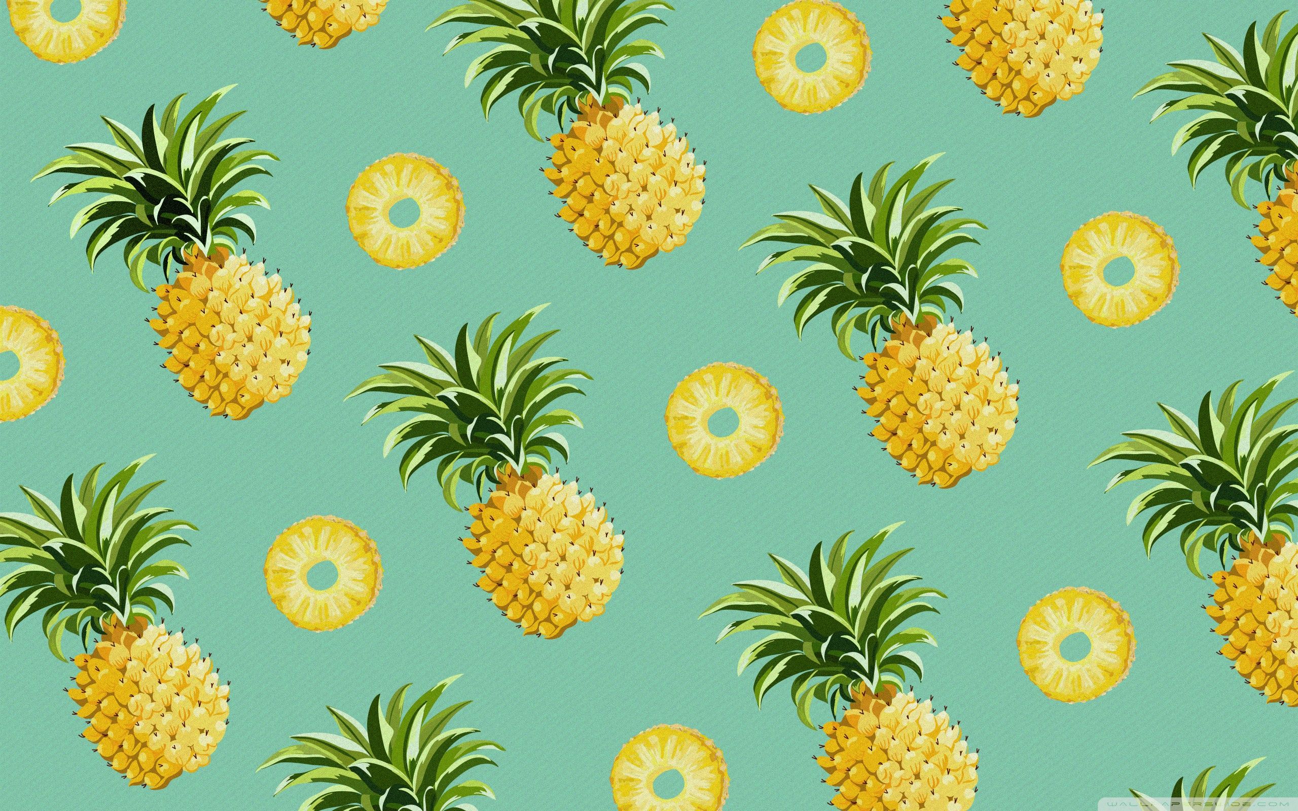 Vintage Pineapple Wallpaper