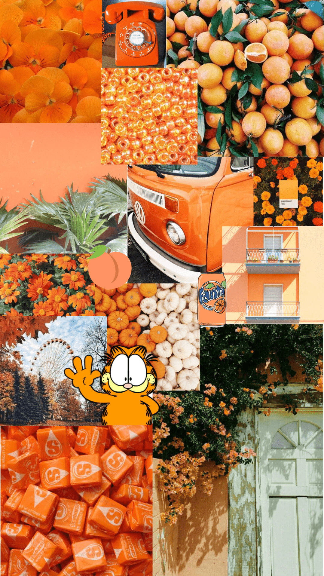 orange. Orange aesthetic, Orange wallpaper, Aesthetic background