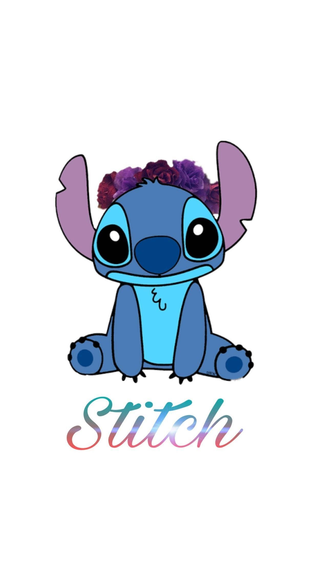 Stitch the lilo and stick wallpaper - Stitch