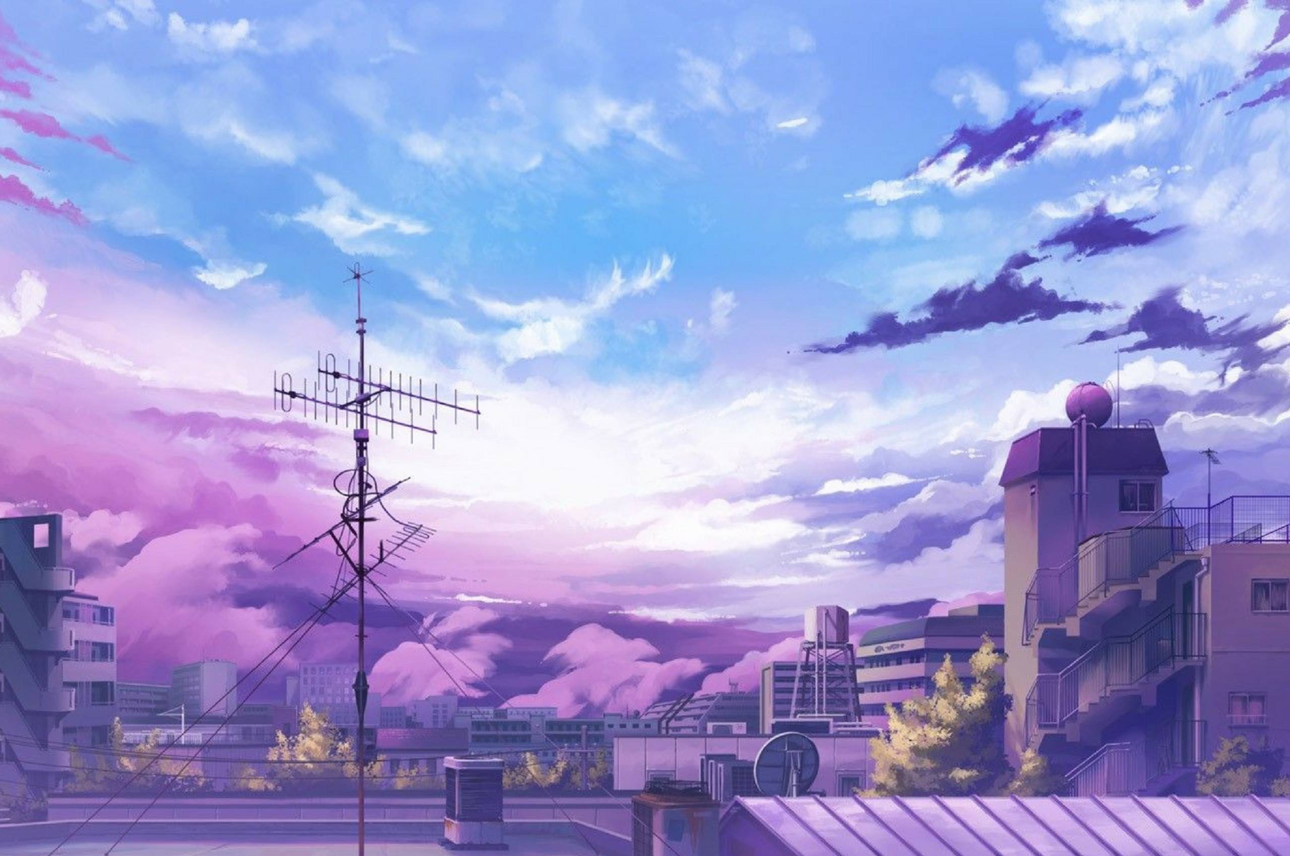 Anime City HD Chromebook Pixel HD 4k Wallpaper, Image, Background, Photo and Picture