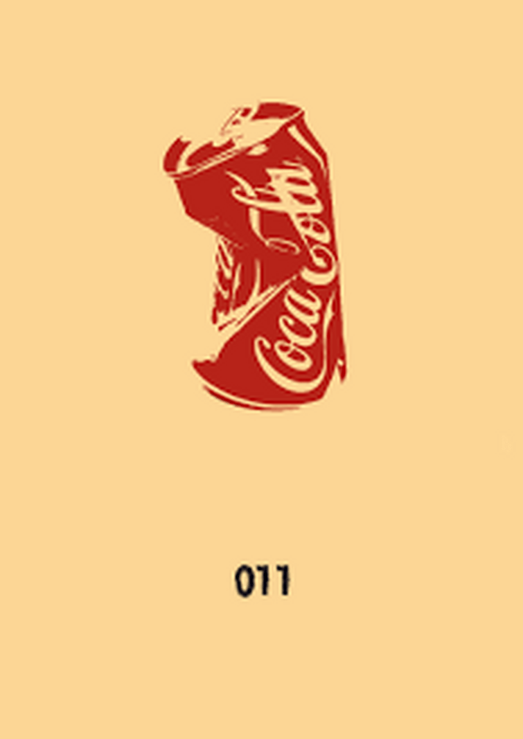 A poster for coca cola with the number 10 - Stranger Things