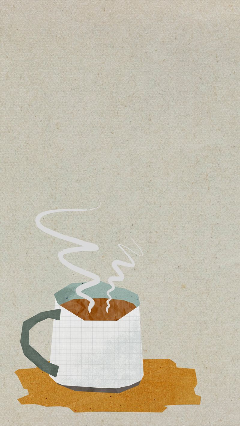 Coffee Aesthetic Wallpaper Illustration Image Wallpaper