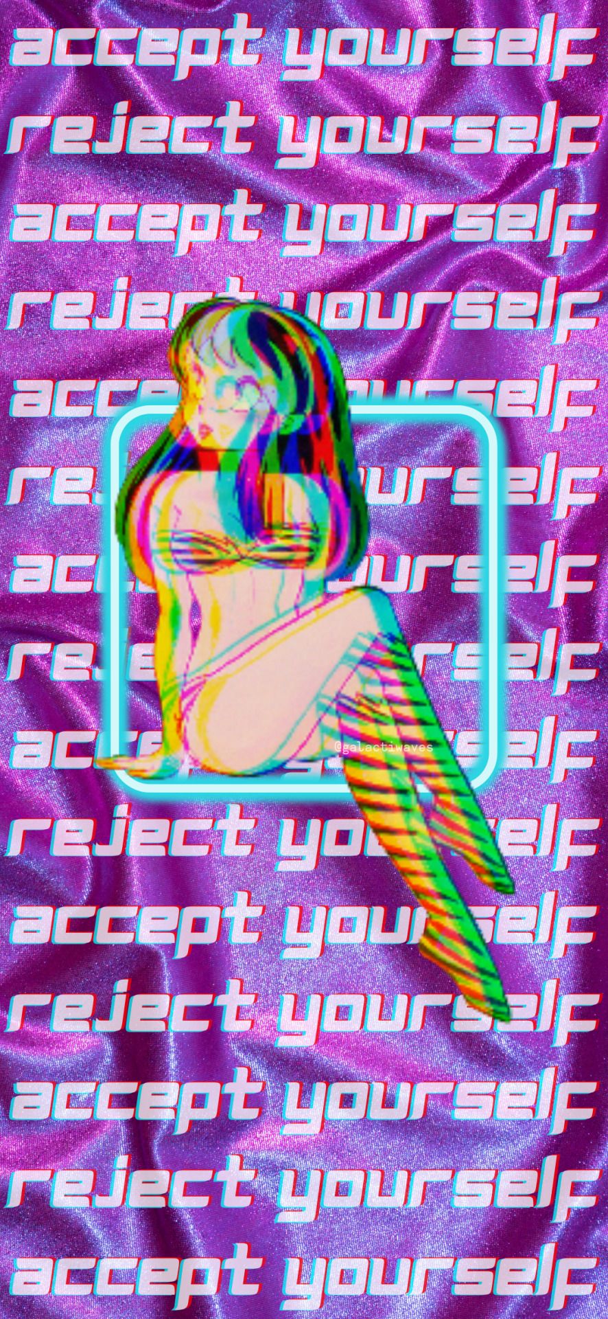A poster with the words reject yourself - Windows 95
