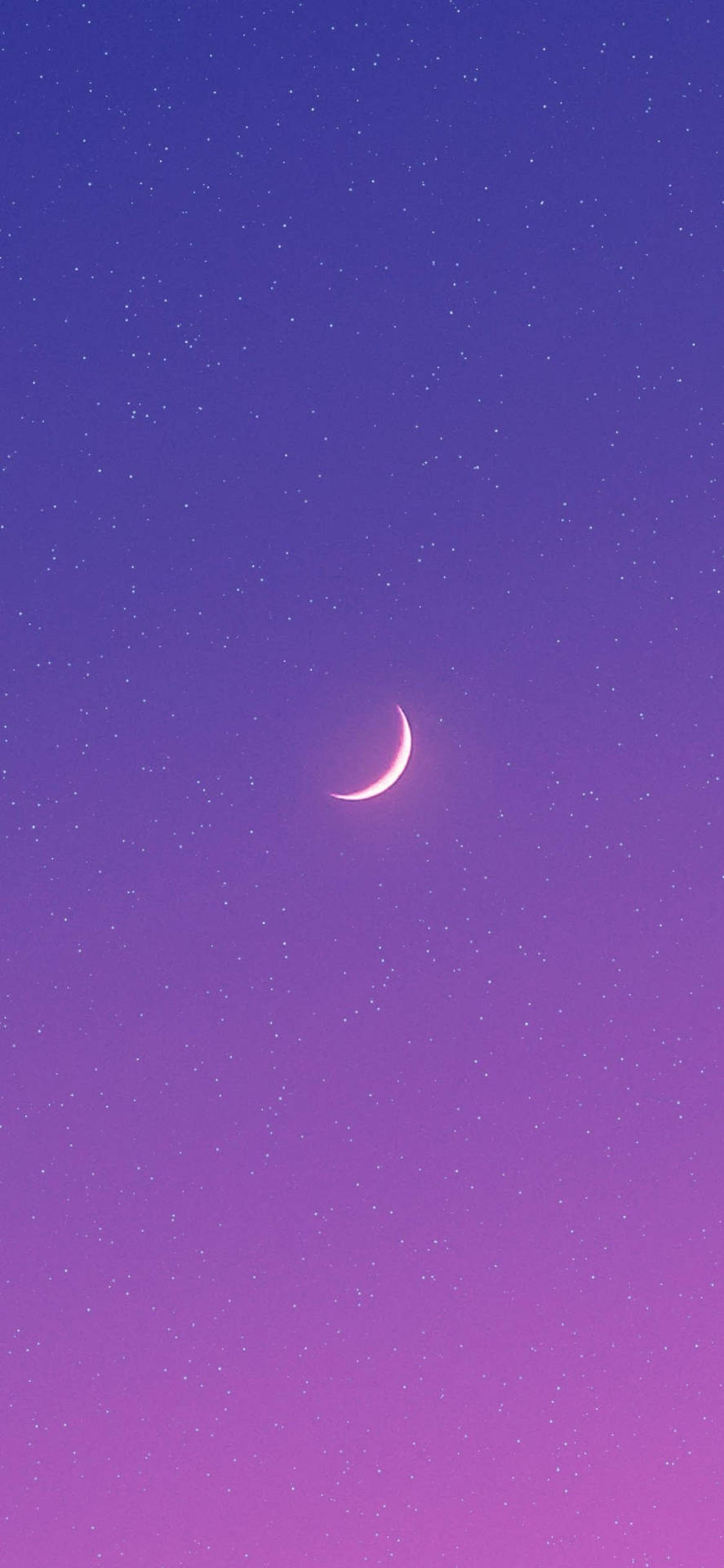 A crescent moon is in the sky - Moon