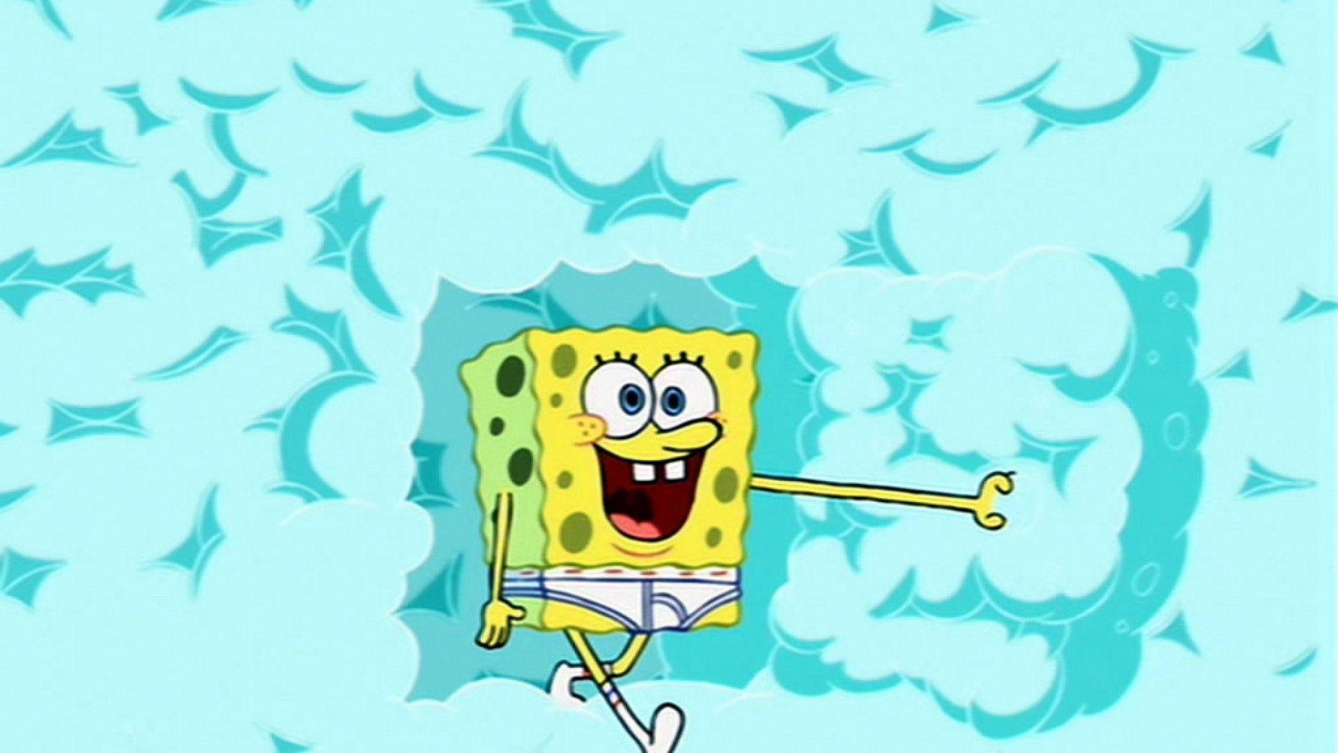 Spongebob squarepants in his underwear - SpongeBob
