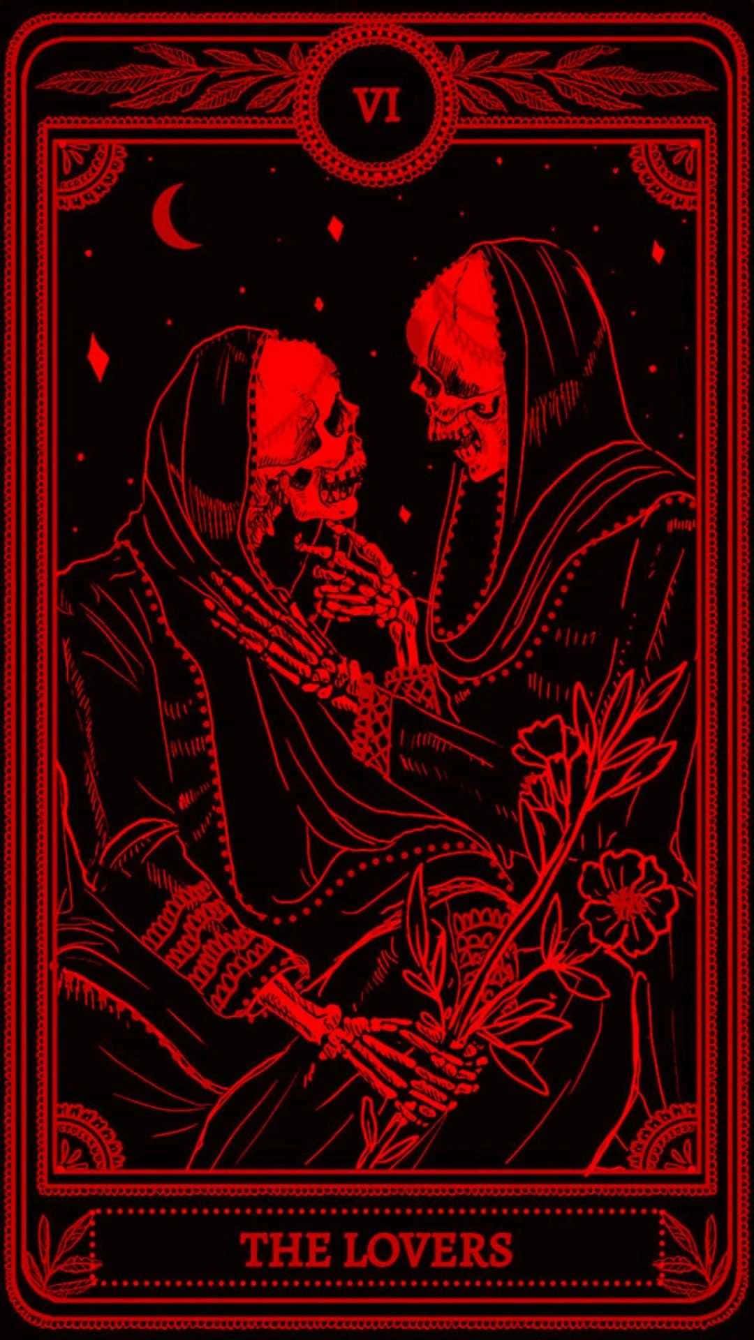 The Lovers red - Gothic