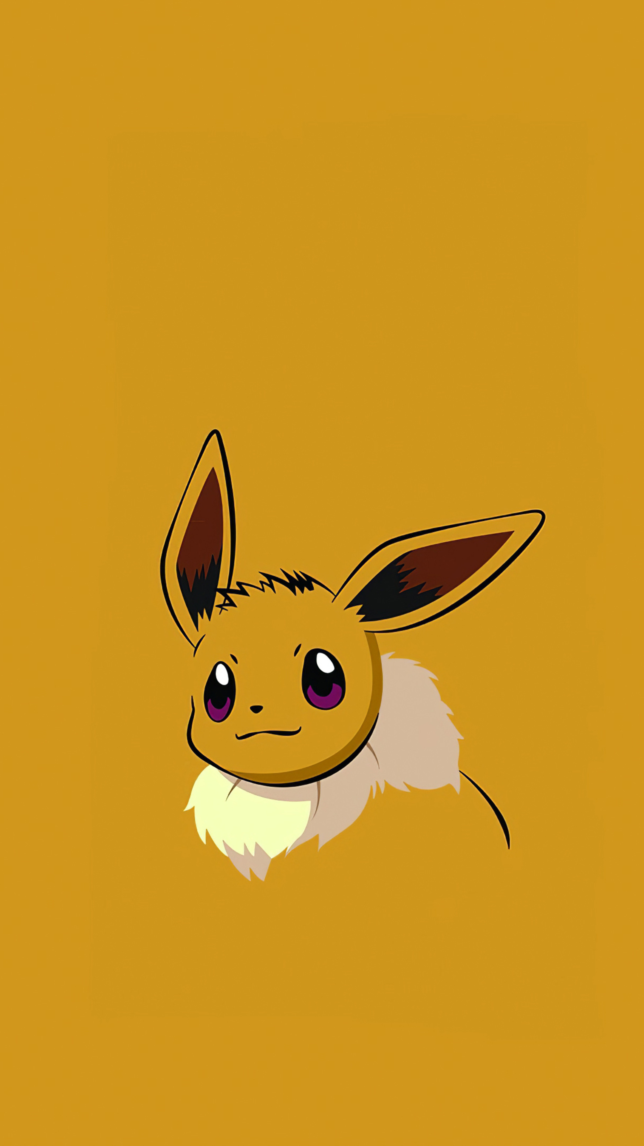 Eevee wallpaper for iPhone and Android devices - Pokemon