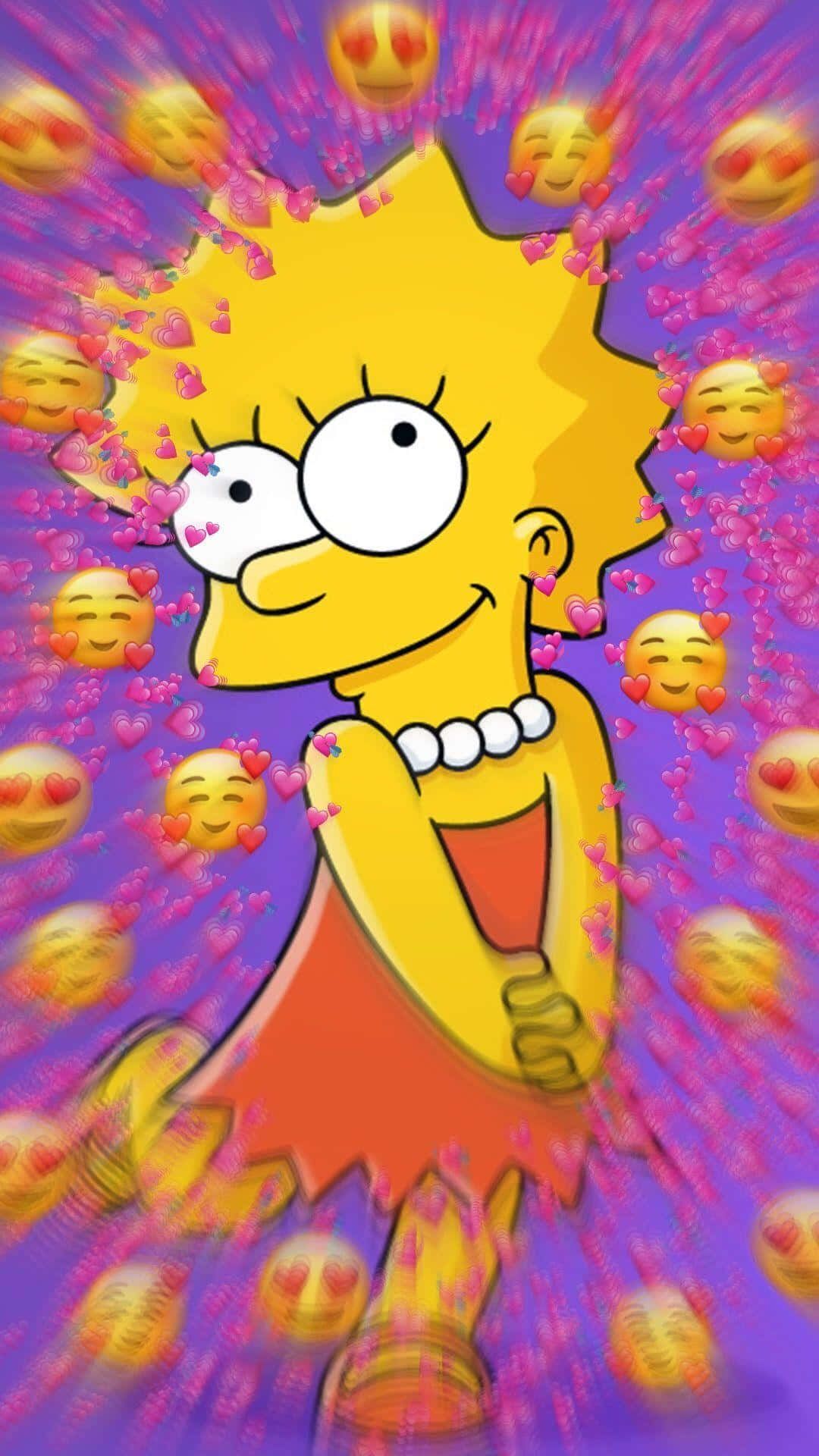 Lisa Simpson iPhone Wallpaper with high-resolution 1080x1920 pixel. You can use this wallpaper for your iPhone 5, 6, 7, 8, X, XS, XR backgrounds, Mobile Screensaver, or iPad Lock Screen - Lisa Simpson, The Simpsons, TikTok