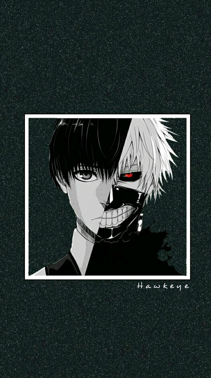 Anime wallpaper with black and white images - Tokyo Ghoul