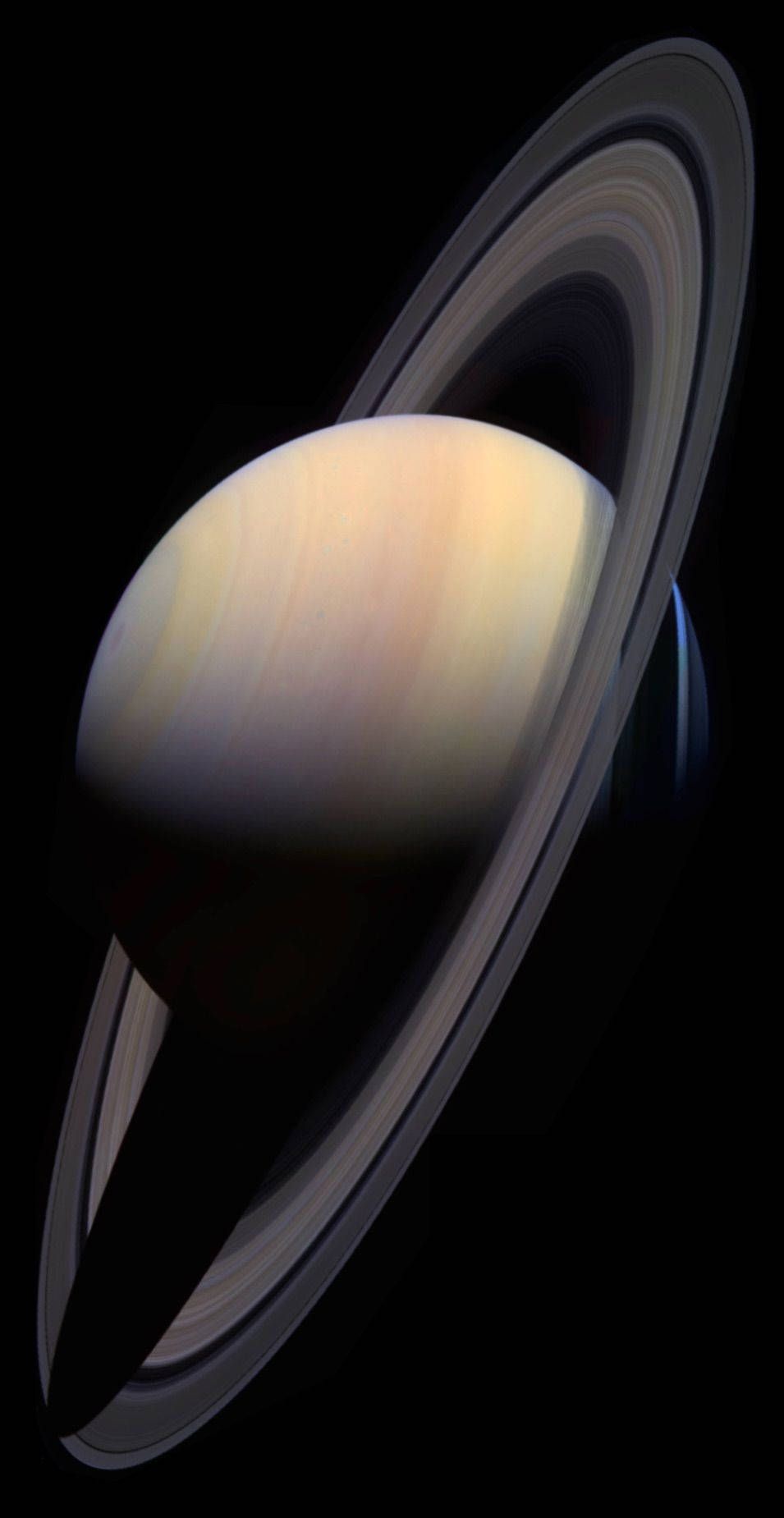 Download Planet Saturn With Ringlets Wallpaper