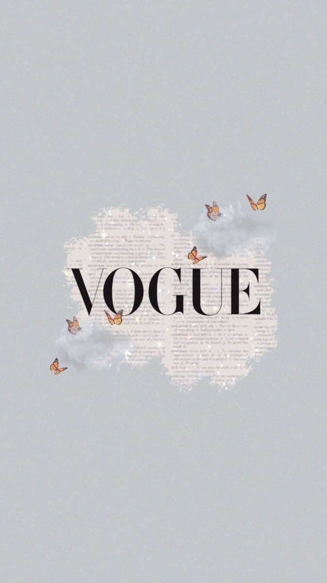 A magazine cover with the word vogue on it - Vogue