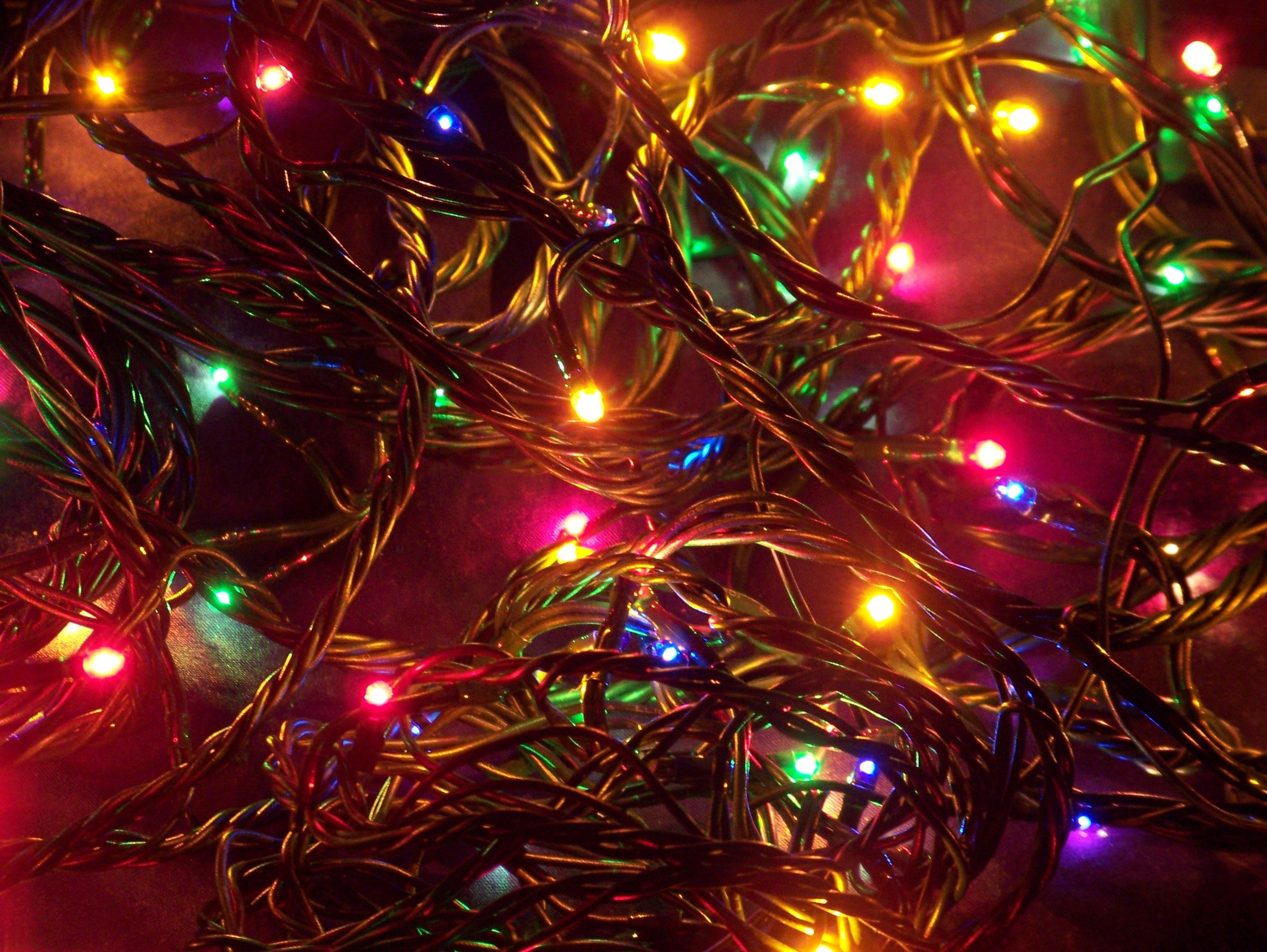 Christmas Lights Background HD Wallpaper #smx7j