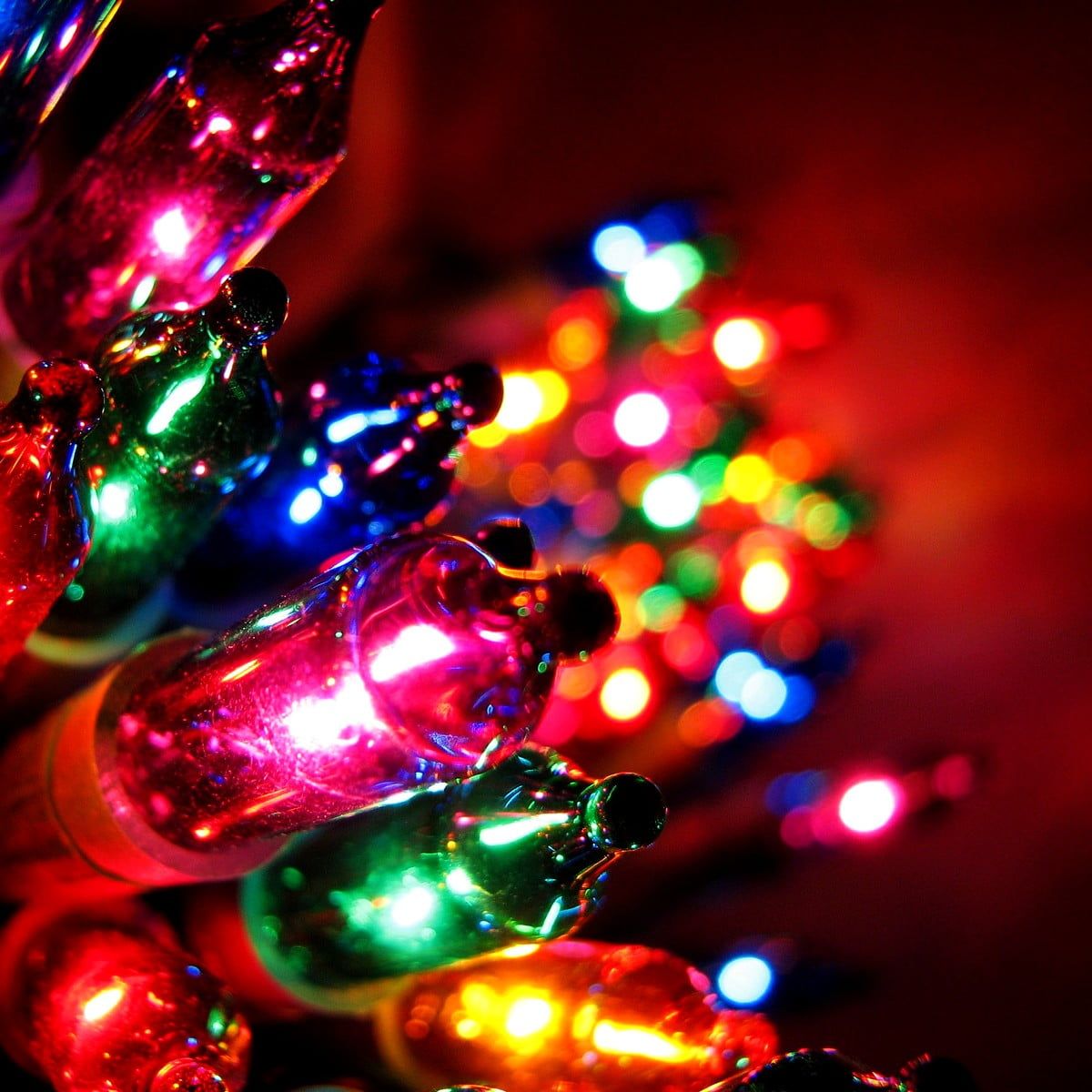 Christmas lights wallpaper HD. Download Free background