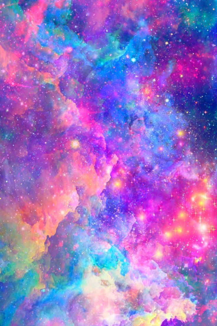 freetoedit #glitter #sparkle #galaxy #sky #stars #clouds #colorful #pink #rain. Holographic wallpaper, Pretty wallpaper background, Rainbow wallpaper