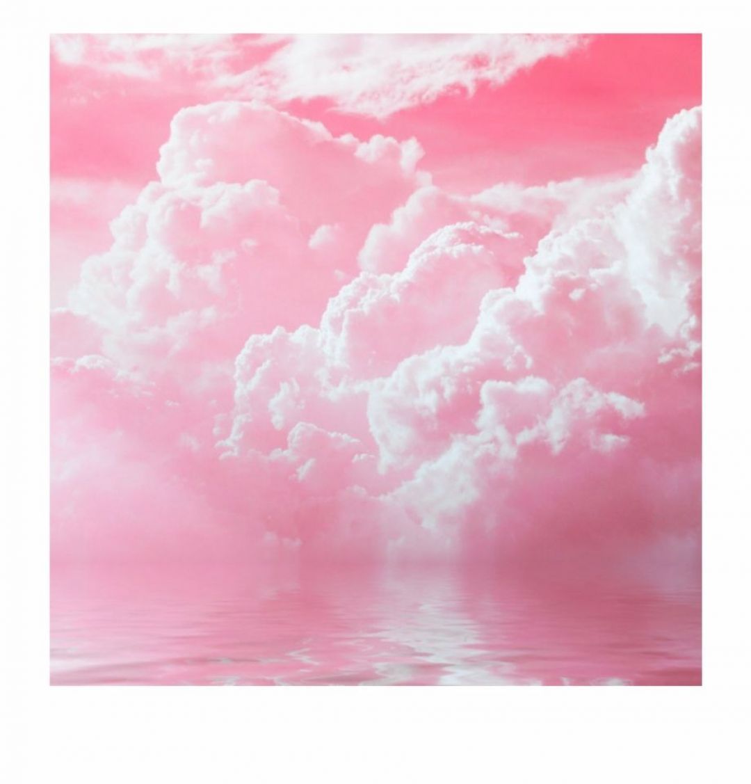 Clouds Aesthetic Tumblr Light Pink Background