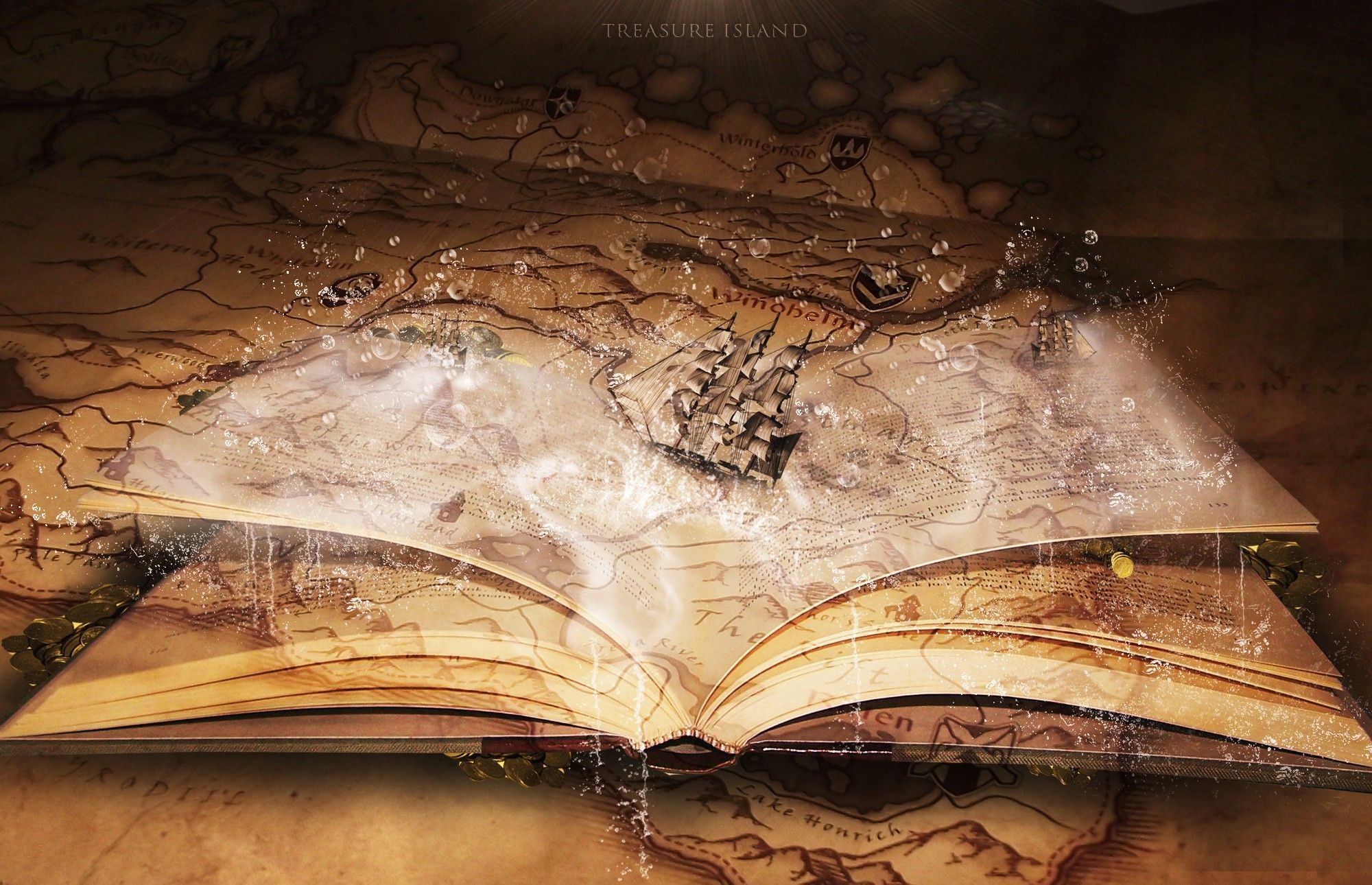 Book Art Wallpaper Free Book Art Background