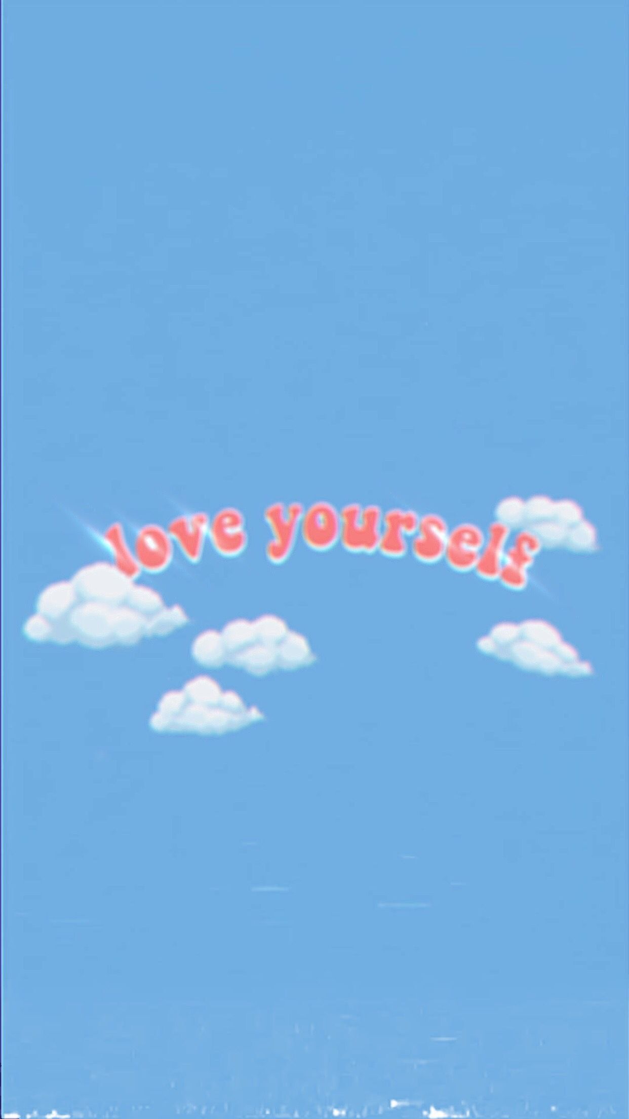 love yourself wallpaper ☁️